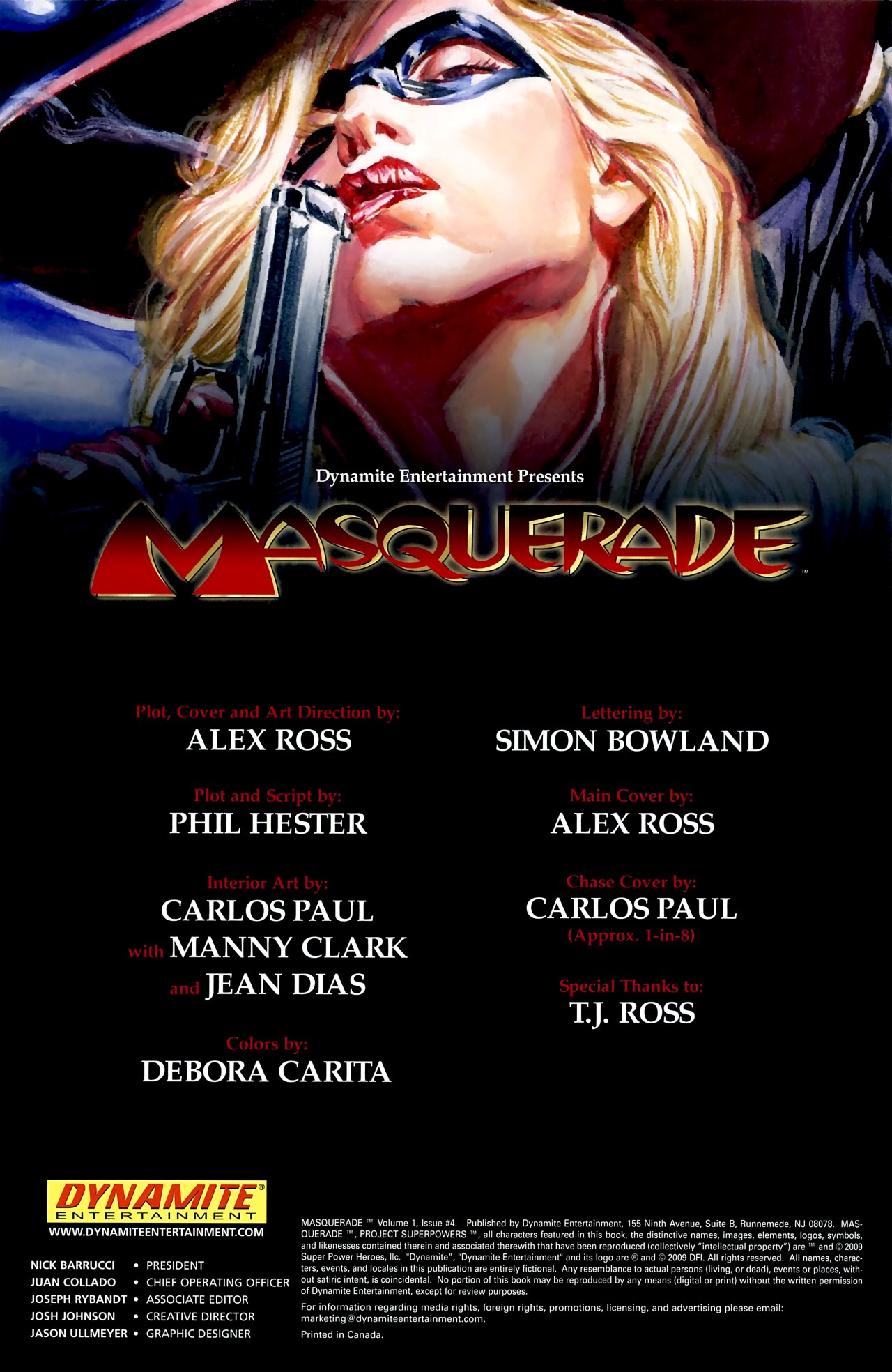 Read online Masquerade comic -  Issue #4 - 4