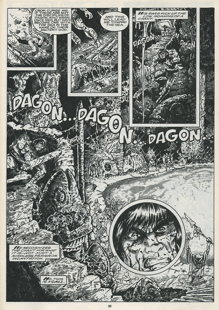Read online The Savage Sword Of Conan comic -  Issue #176 - 37