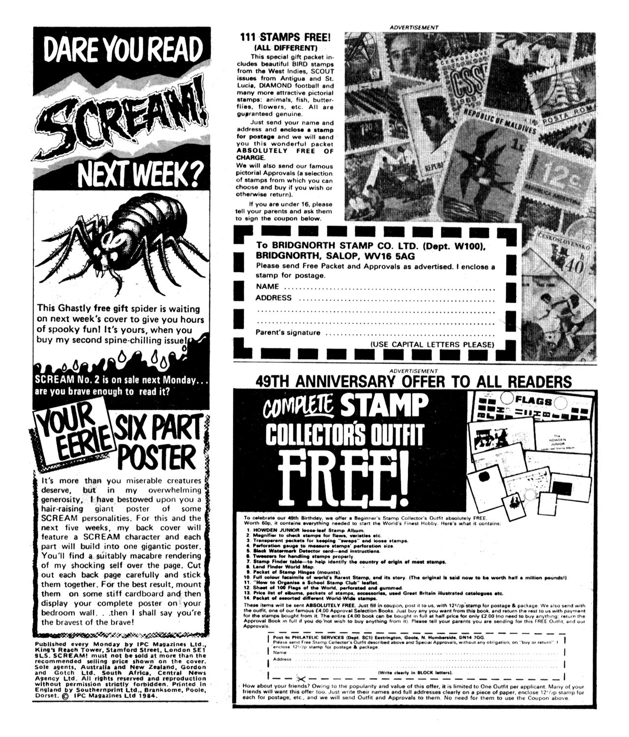 Read online Scream! (1984) comic -  Issue #1 - 31