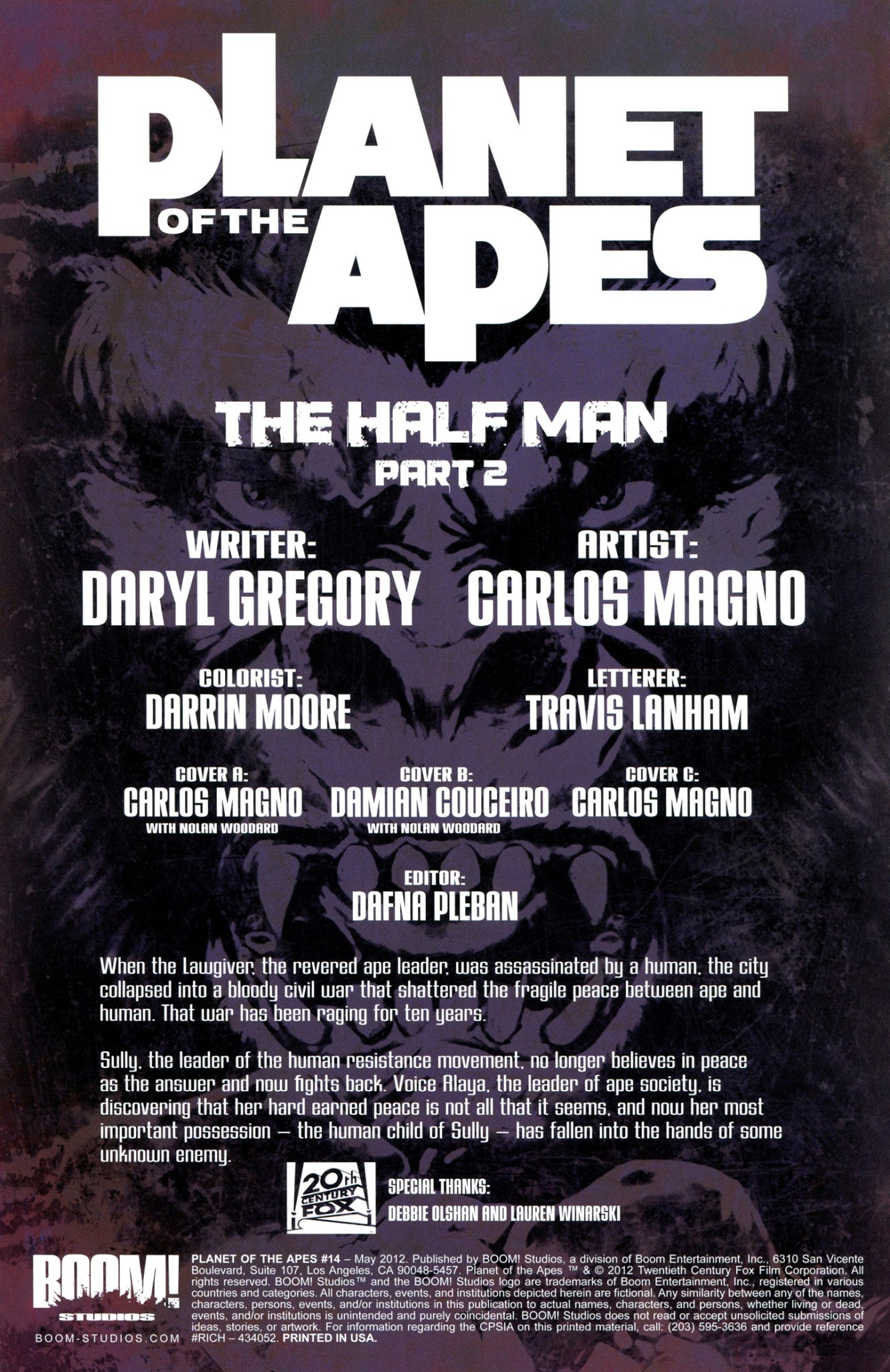 Read online Planet of the Apes (2011) comic -  Issue #14 - 2