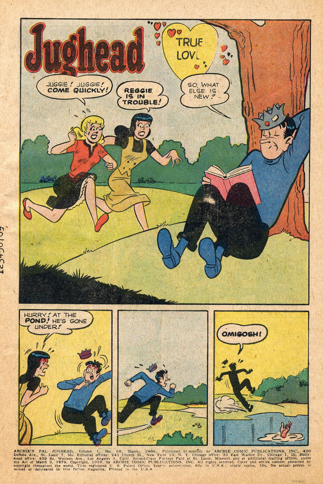 Read online Archie's Pal Jughead comic -  Issue #58 - 3