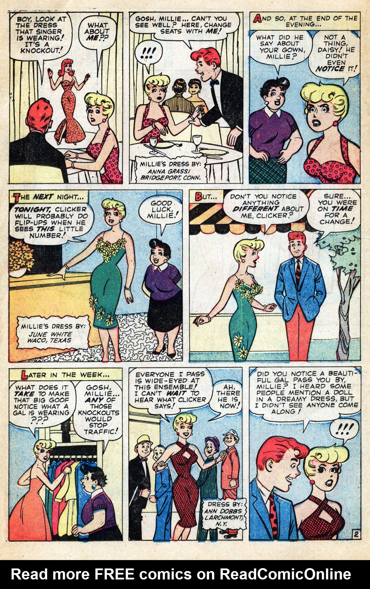 Read online A Date with Millie (1959) comic -  Issue #1 - 22