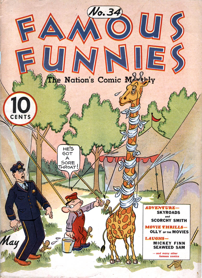 Read online Famous Funnies comic -  Issue #34 - 1