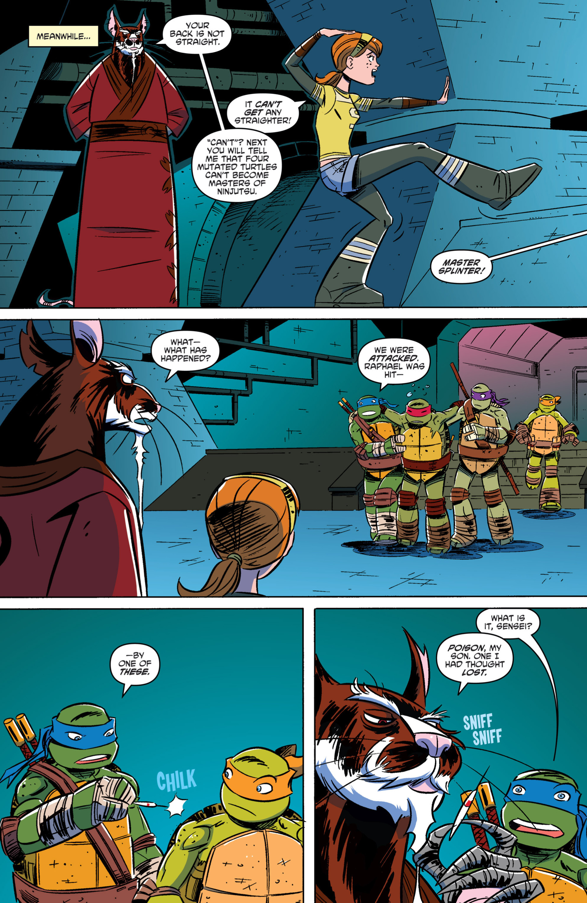 Read online Teenage Mutant Ninja Turtles New Animated Adventures comic -  Issue #4 - 12