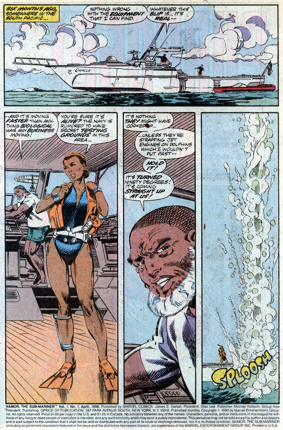 Read online Namor, The Sub-Mariner comic -  Issue #1 - 2