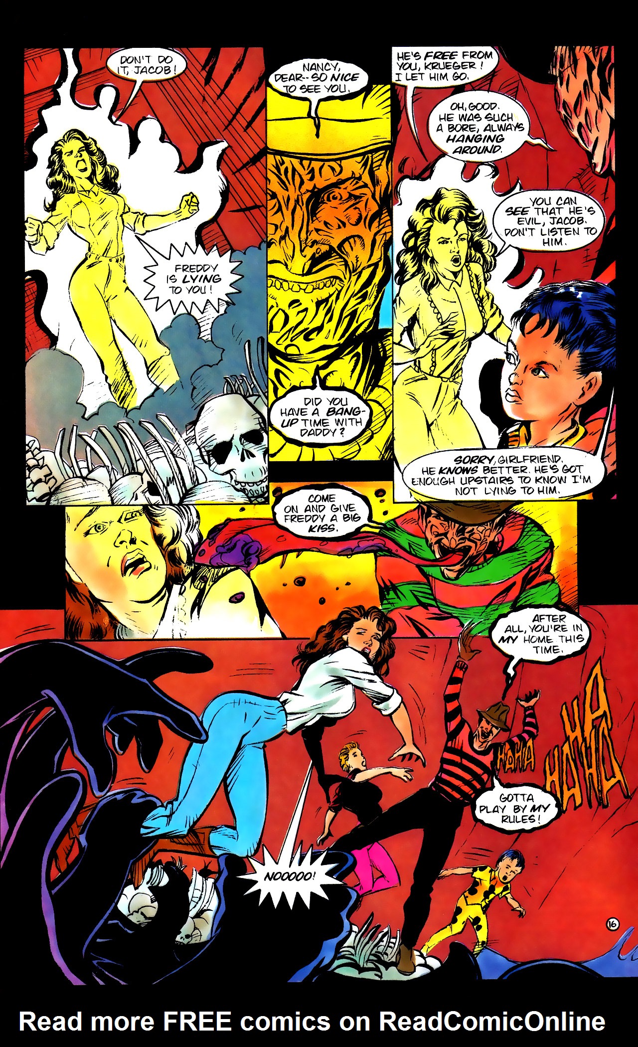 Read online Nightmares On Elm Street comic -  Issue #6 - 16