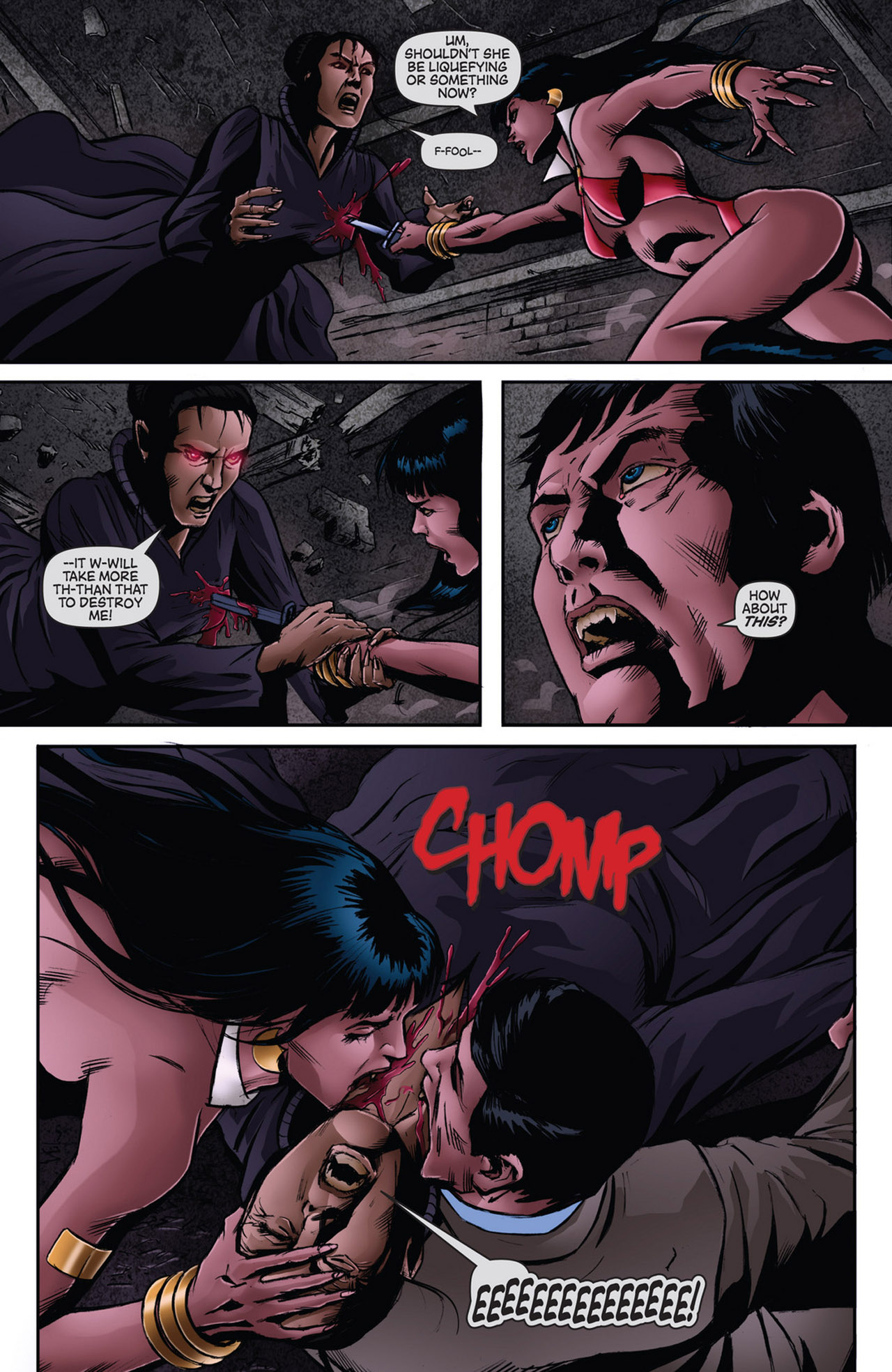 Read online Dark Shadows/Vampirella comic -  Issue #5 - 15