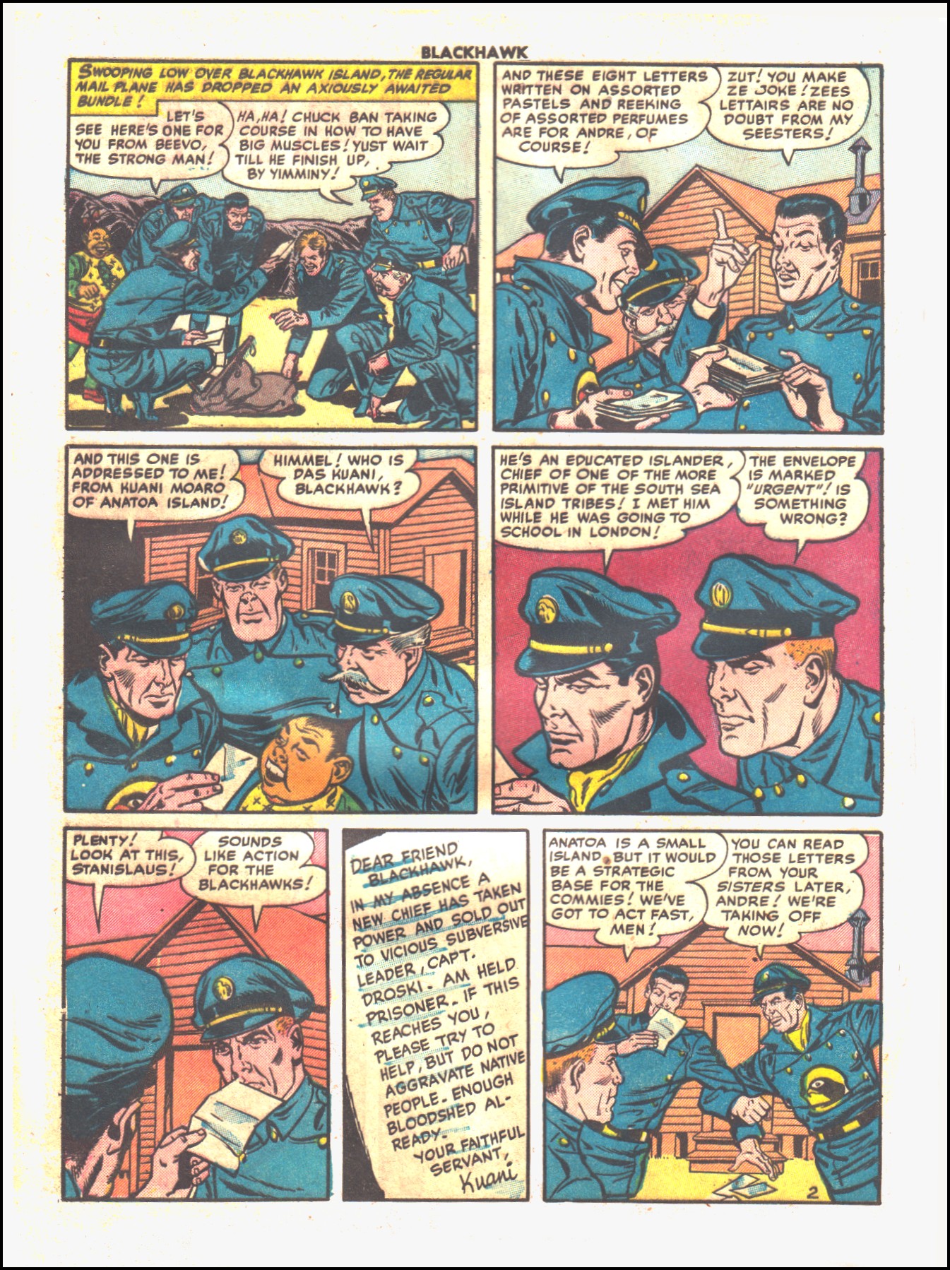 Read online Blackhawk (1957) comic -  Issue #54 - 4