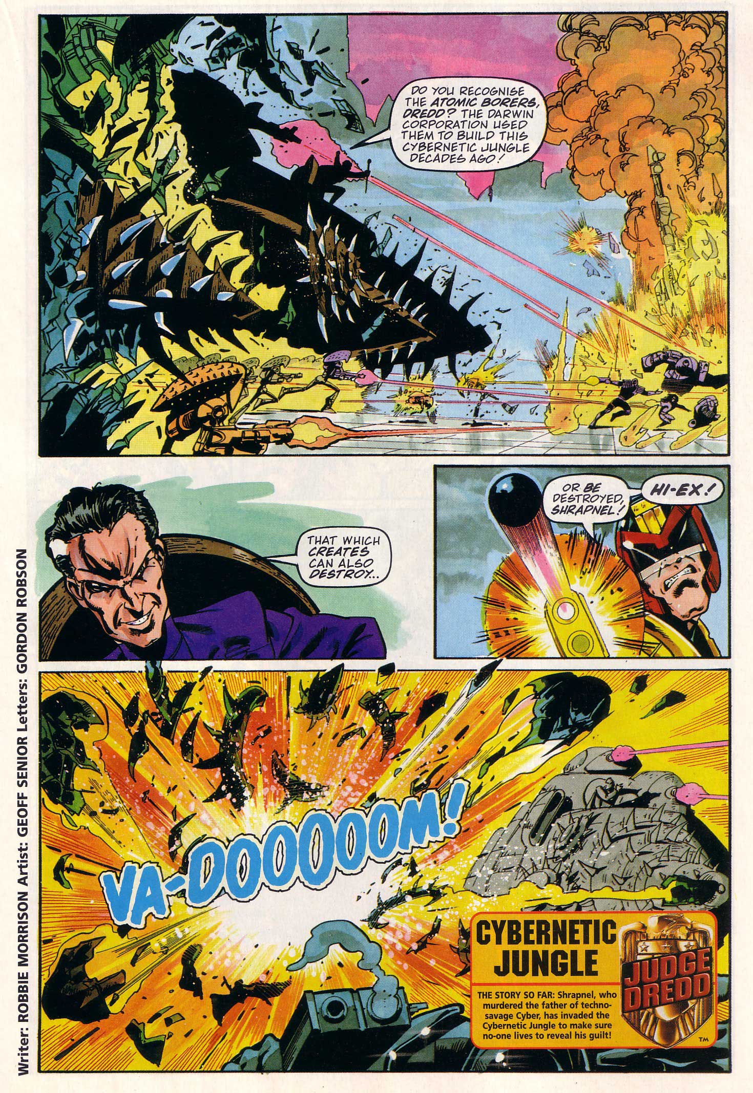 Read online Judge Dredd Lawman of the Future comic -  Issue #17 - 17