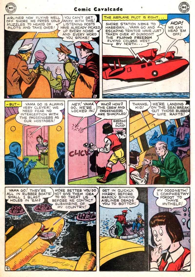 Read online Comic Cavalcade comic -  Issue #15 - 57