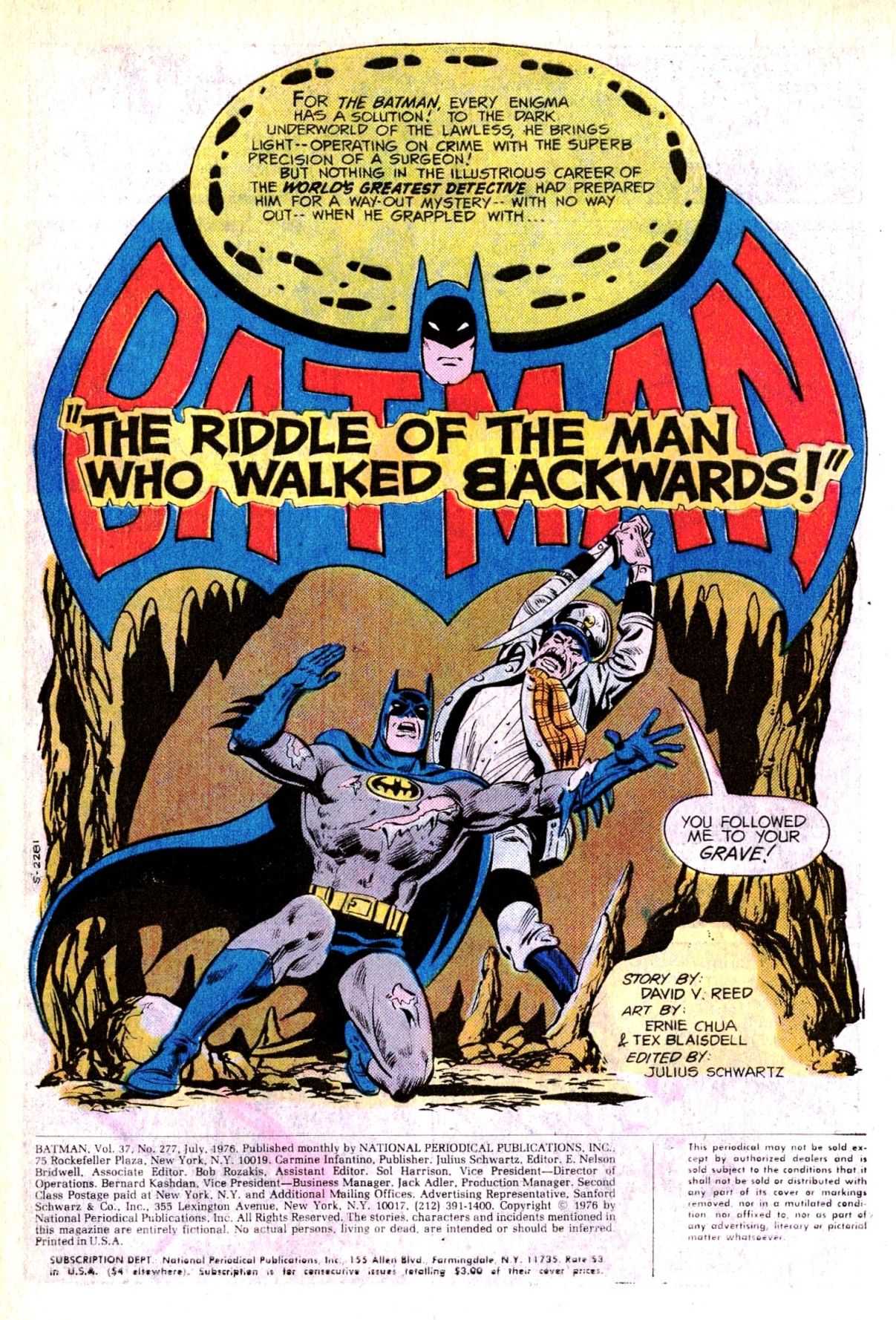 Read online Batman (1940) comic -  Issue #277 - 3
