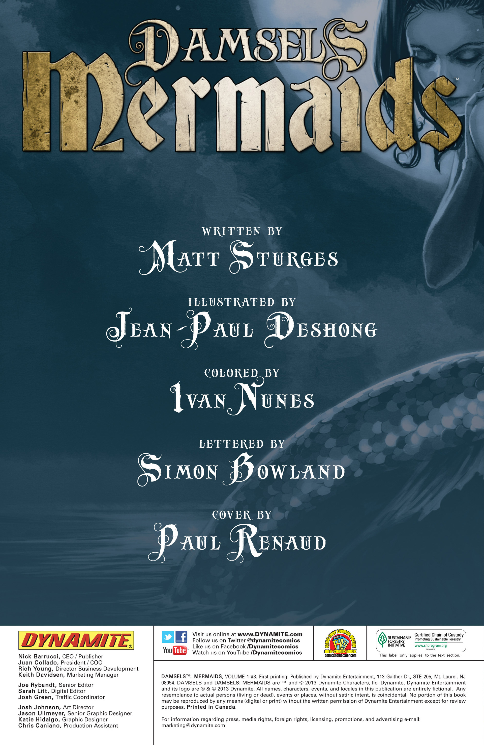Read online Damsels: Mermaids comic -  Issue #3 - 2