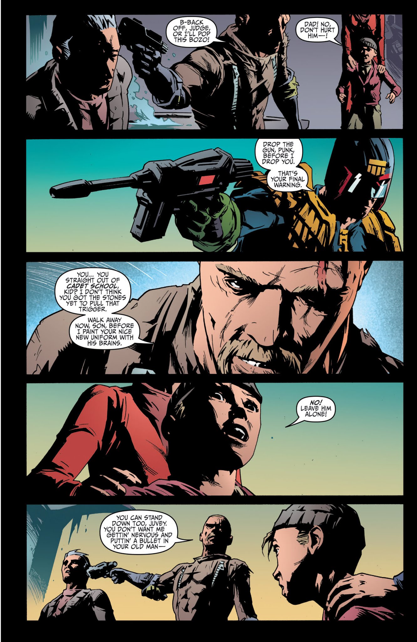 Read online Judge Dredd: Year One comic -  Issue #1 - 13