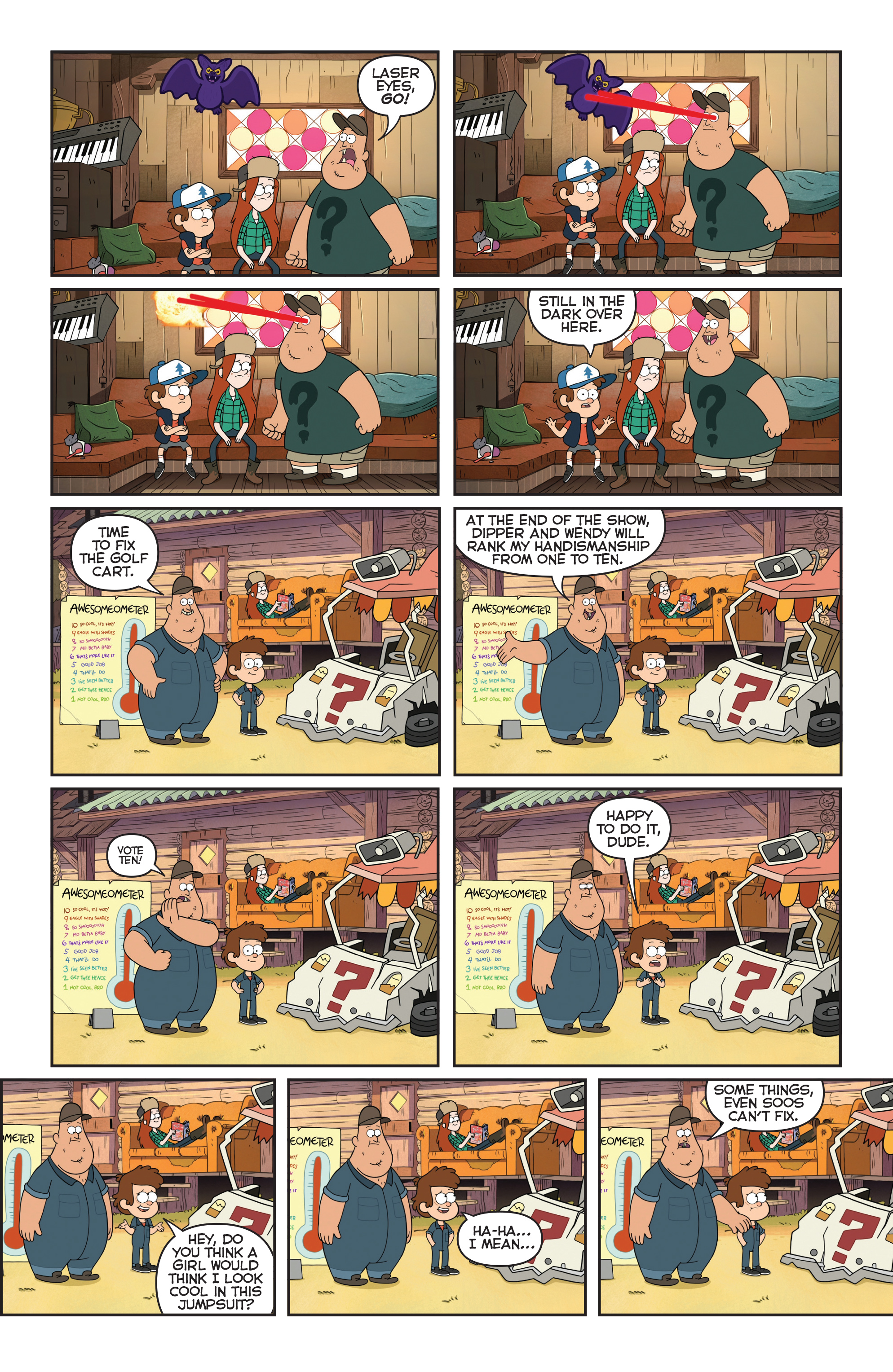 Read online Disney Gravity Falls Shorts Cinestory Comic comic -  Issue #2 - 25
