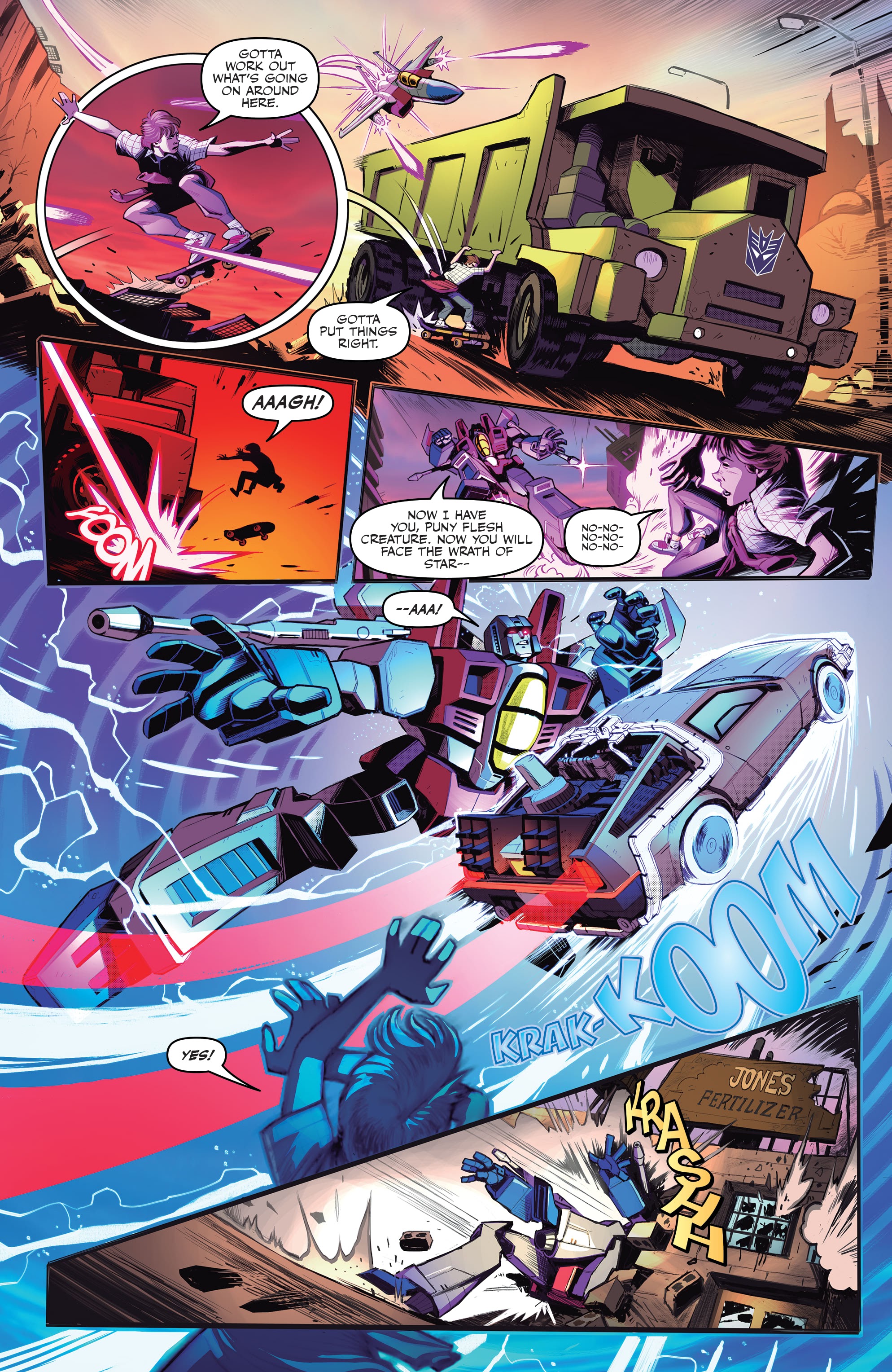 Read online Transformers: Back to the Future comic -  Issue #1 - 21