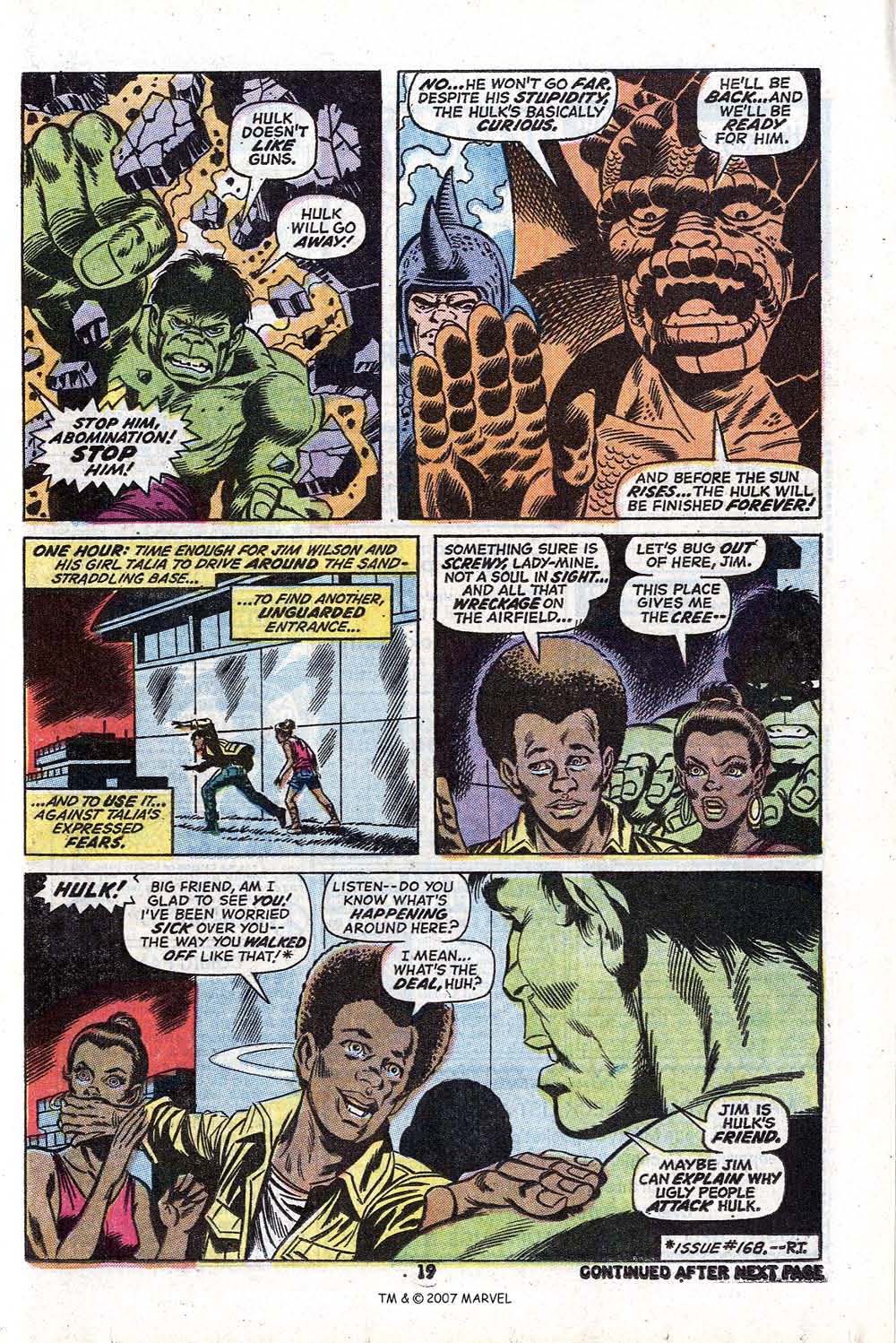 Read online The Incredible Hulk (1968) comic -  Issue #171 - 21