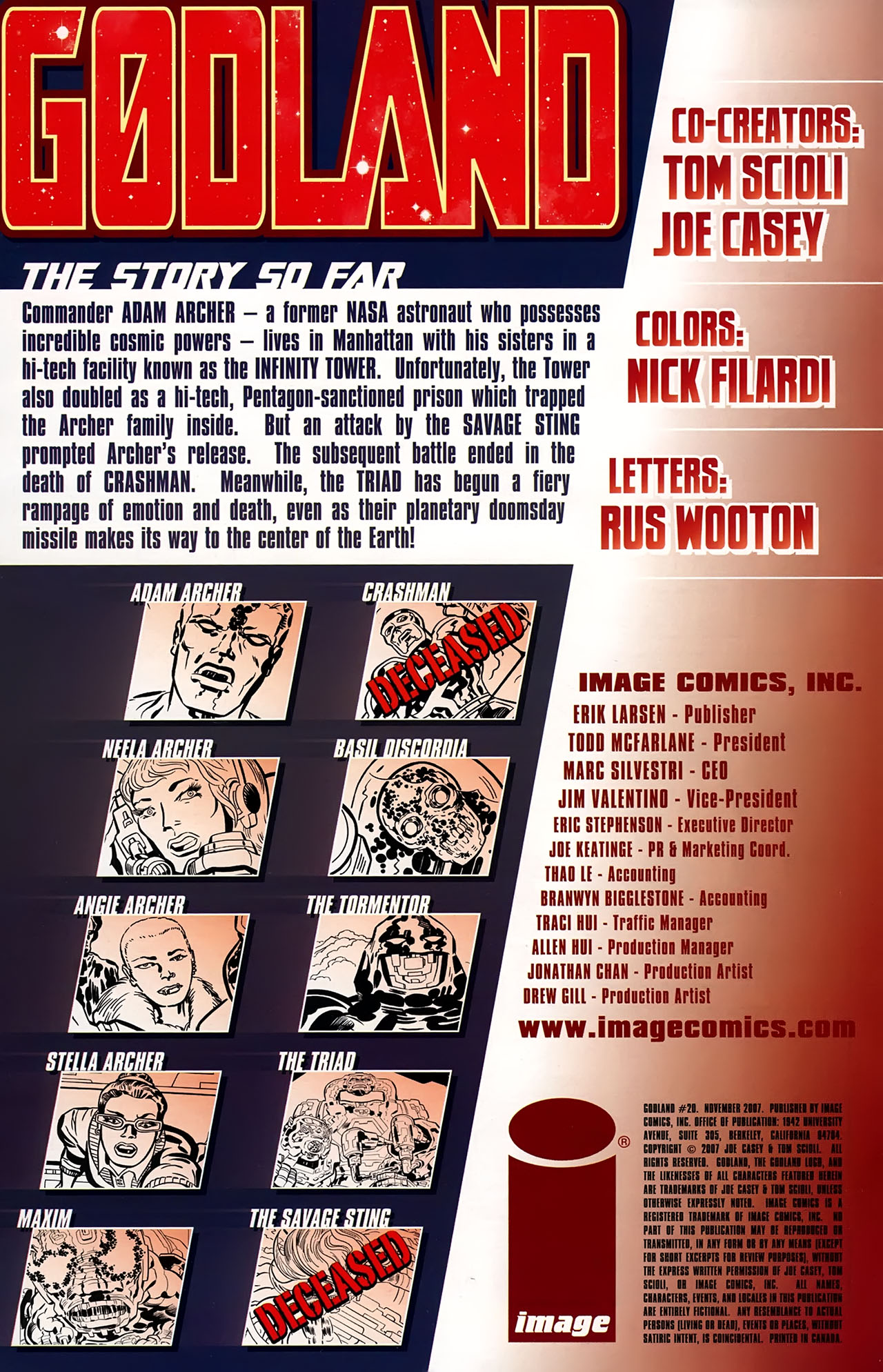 Read online Gødland comic -  Issue #20 - 2