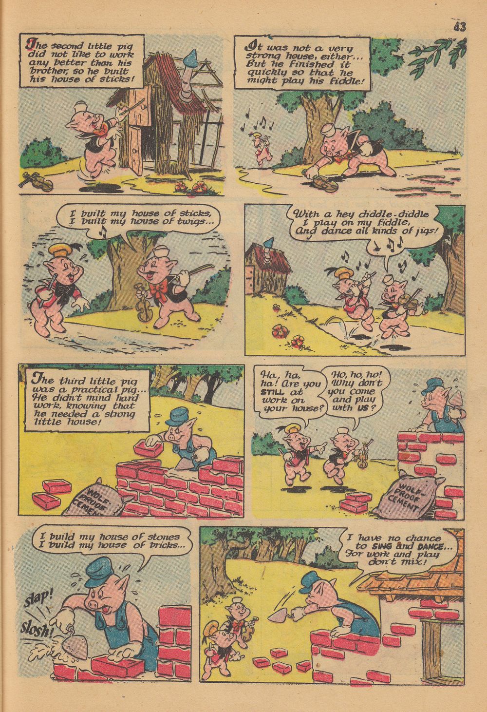 Read online Walt Disney's Silly Symphonies comic -  Issue #1 - 45