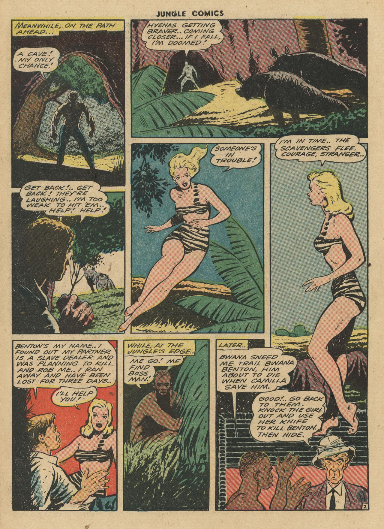 Read online Jungle Comics comic -  Issue #54 - 44