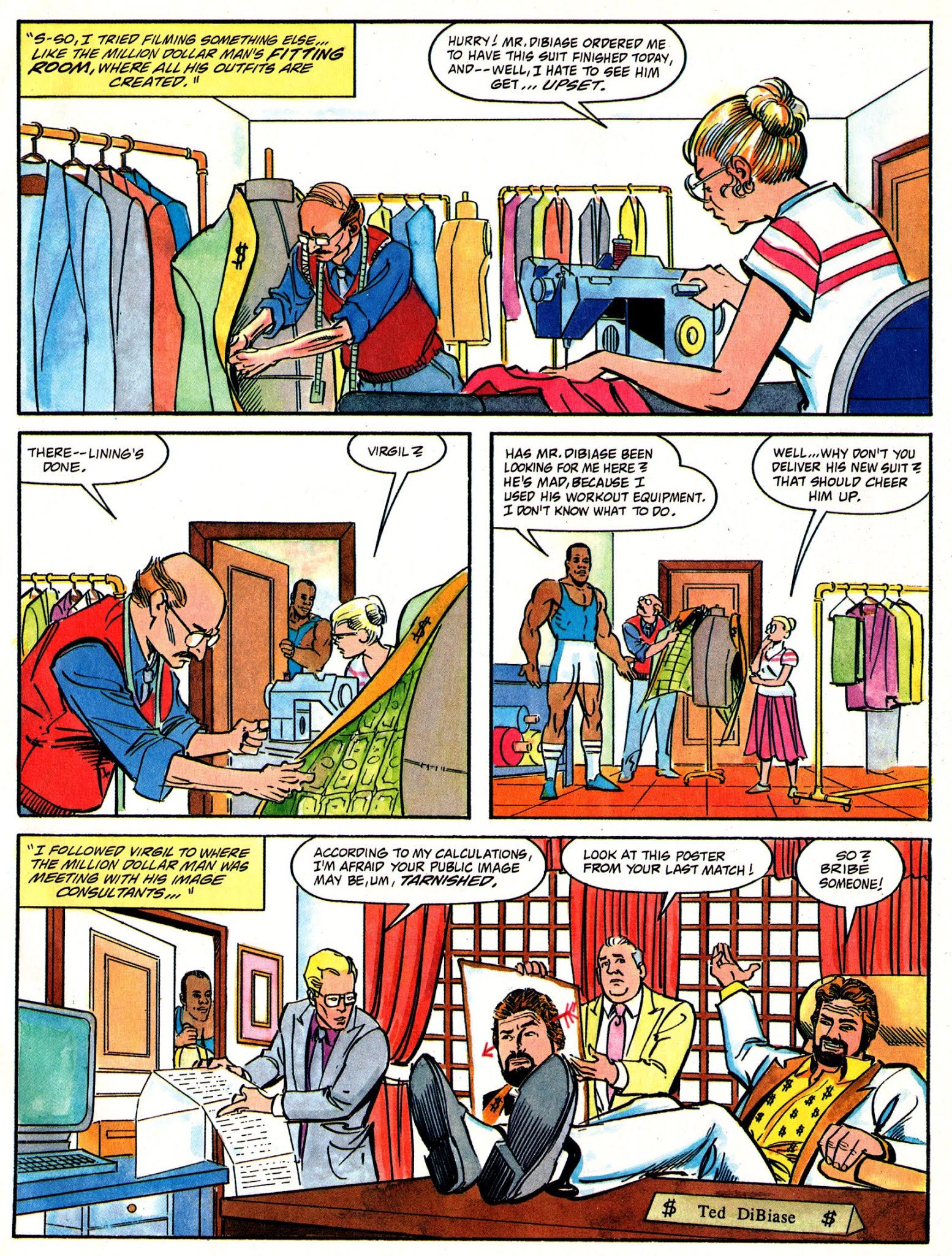 Read online WWF Battlemania comic -  Issue #1 - 55