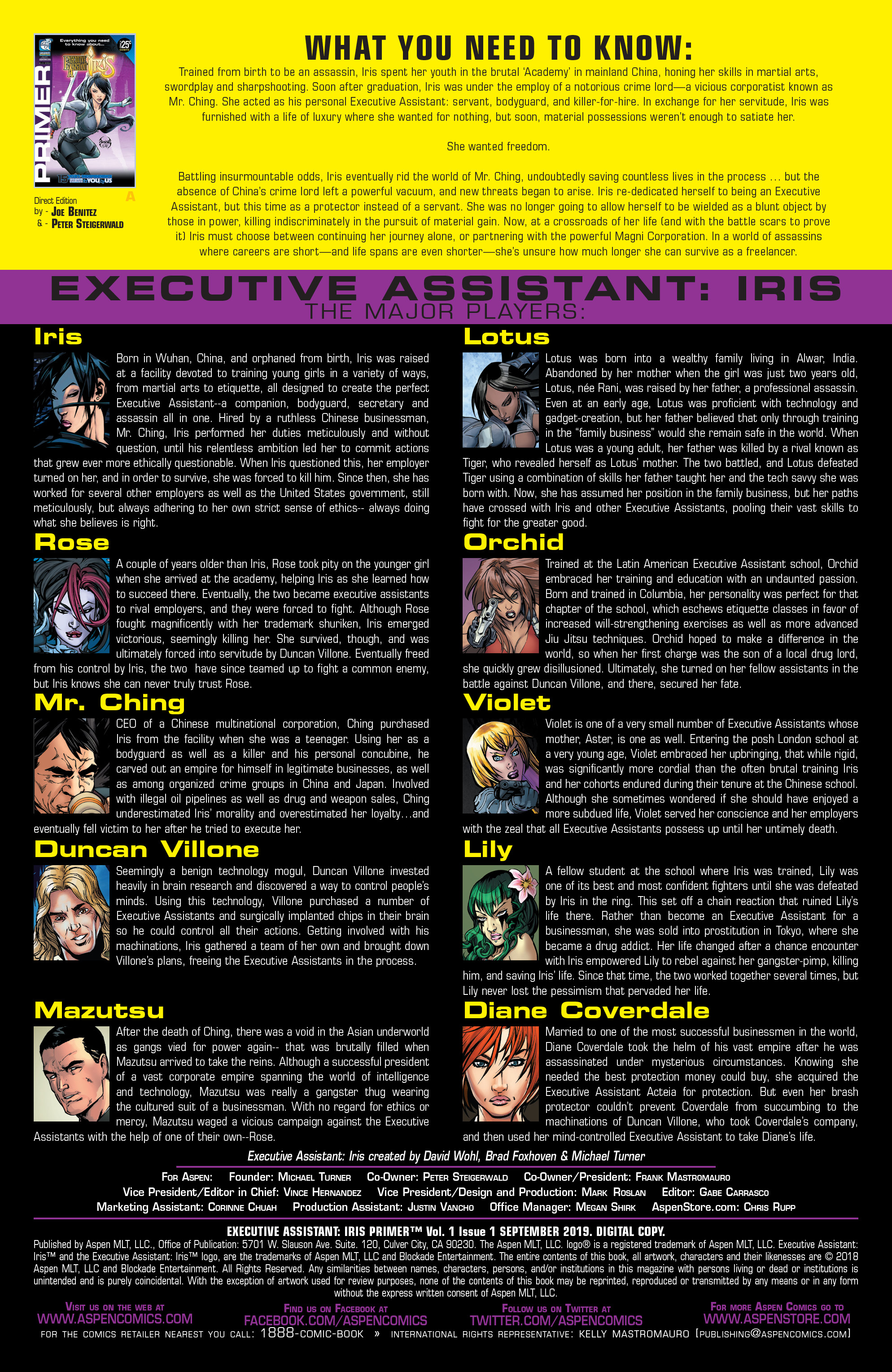Read online Executive Assistant: Iris Primer comic -  Issue # Full - 2