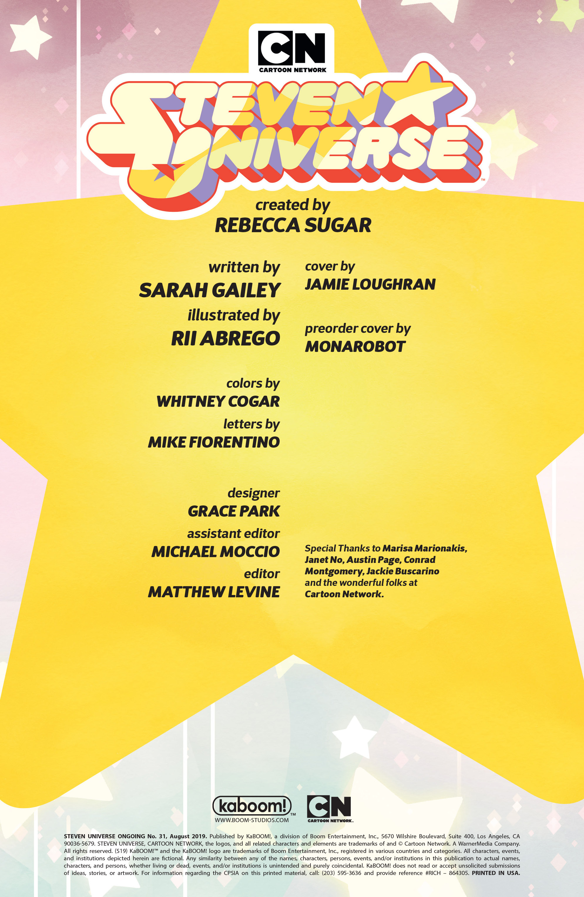 Read online Steven Universe Ongoing comic -  Issue #31 - 2