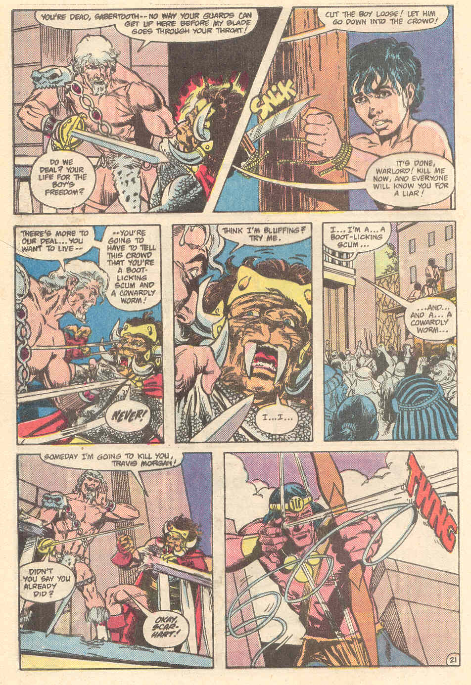 Read online Warlord (1976) comic -  Issue #89 - 21