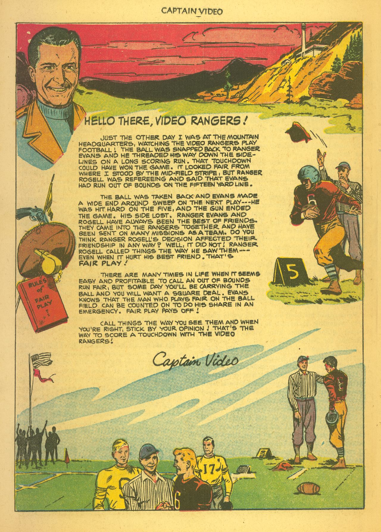 Read online Captain Video comic -  Issue # 006 (1951) 36pg c2c Fawcet (JVJ-Geo) - 24