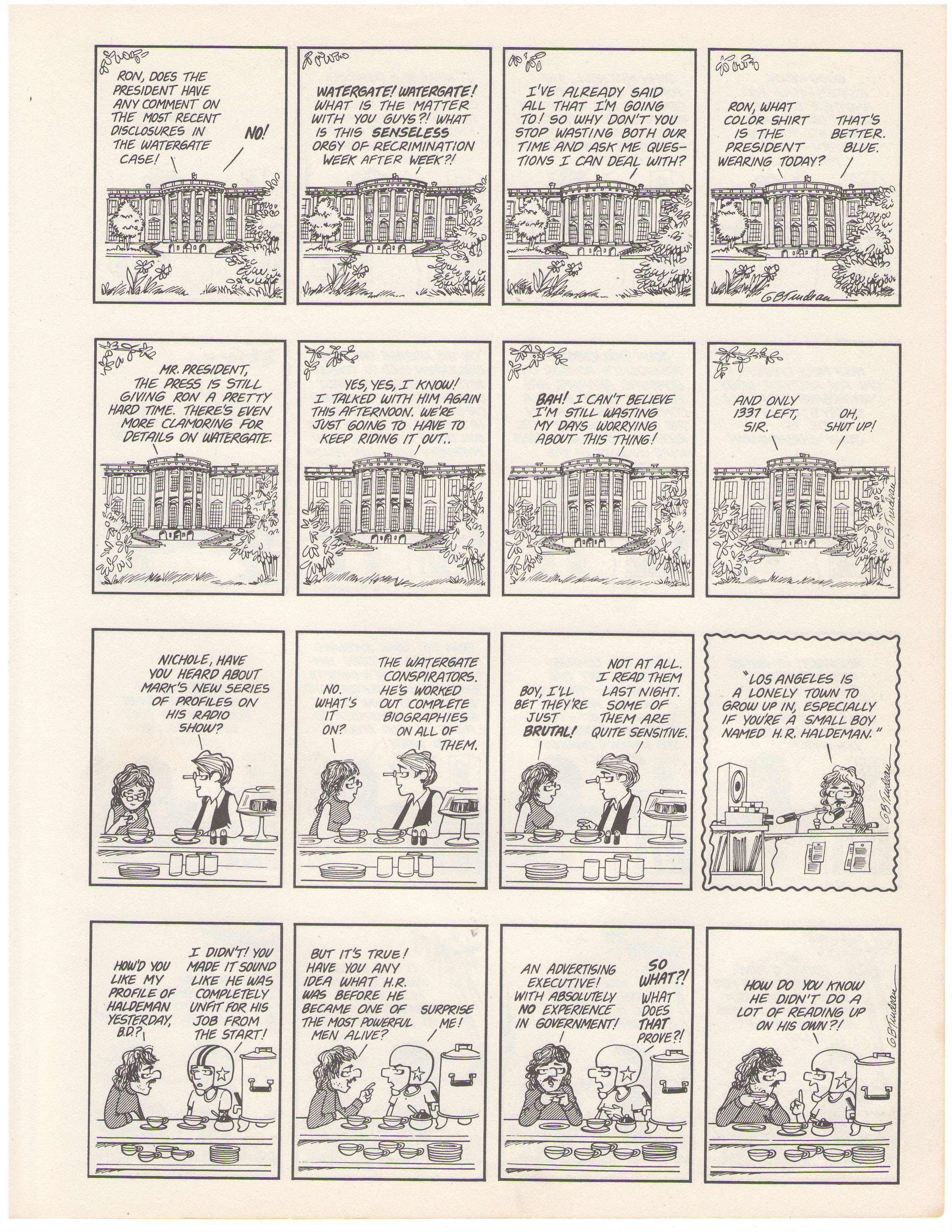 Read online The Doonesbury Chronicles comic -  Issue # TPB (Part 1) - 83