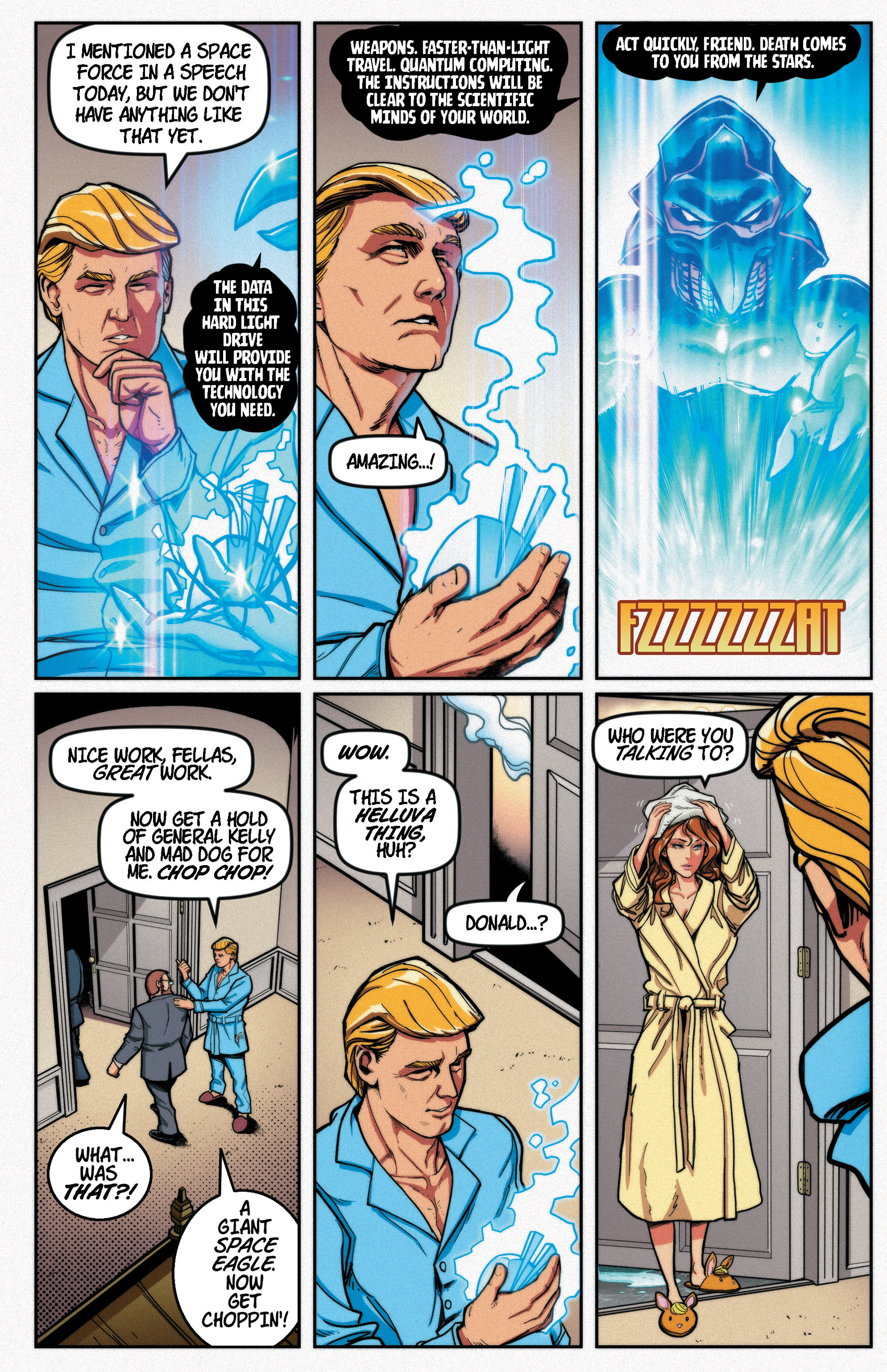 Read online Trump's Space Force comic -  Issue # Full - 7