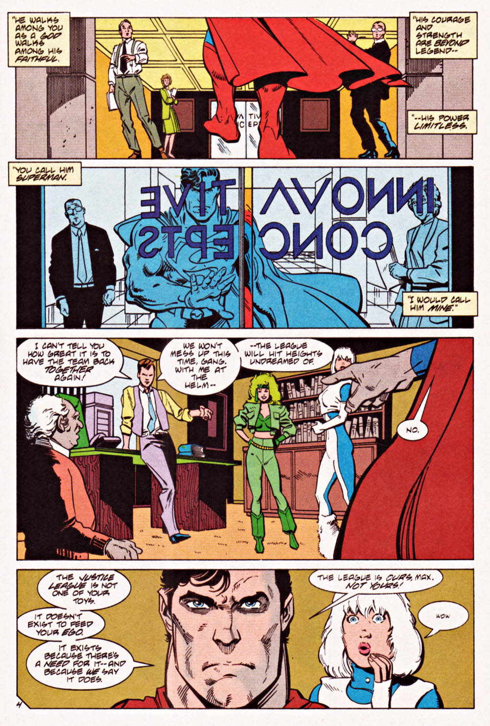 Read online Justice League America comic -  Issue #61 - 5