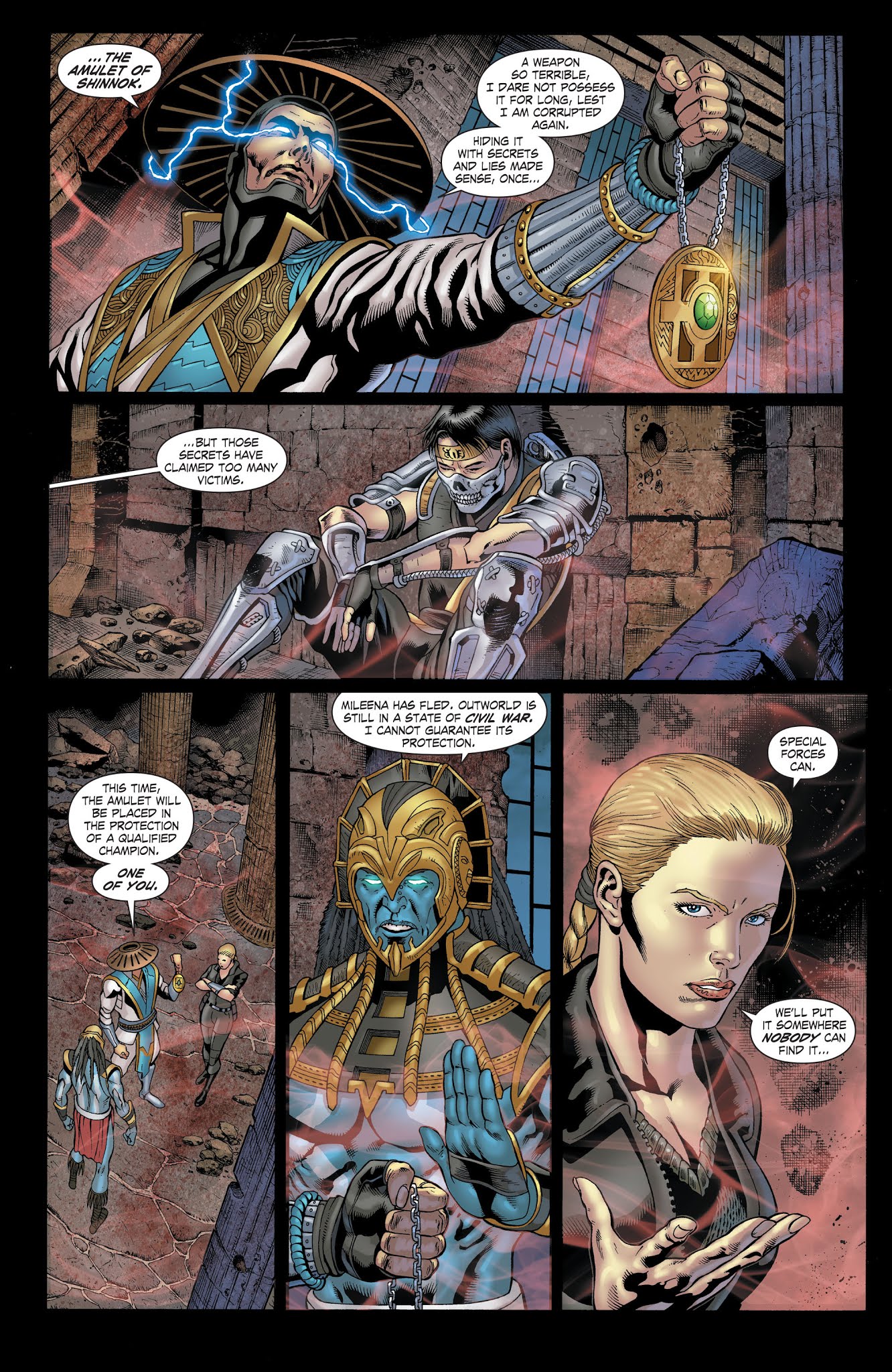 Read online Mortal Kombat X [I] comic -  Issue # _TPB 3 - 96