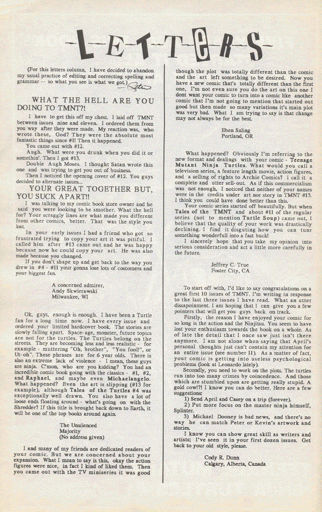 Read online Teenage Mutant Ninja Turtles (1984) comic -  Issue #15 - 37