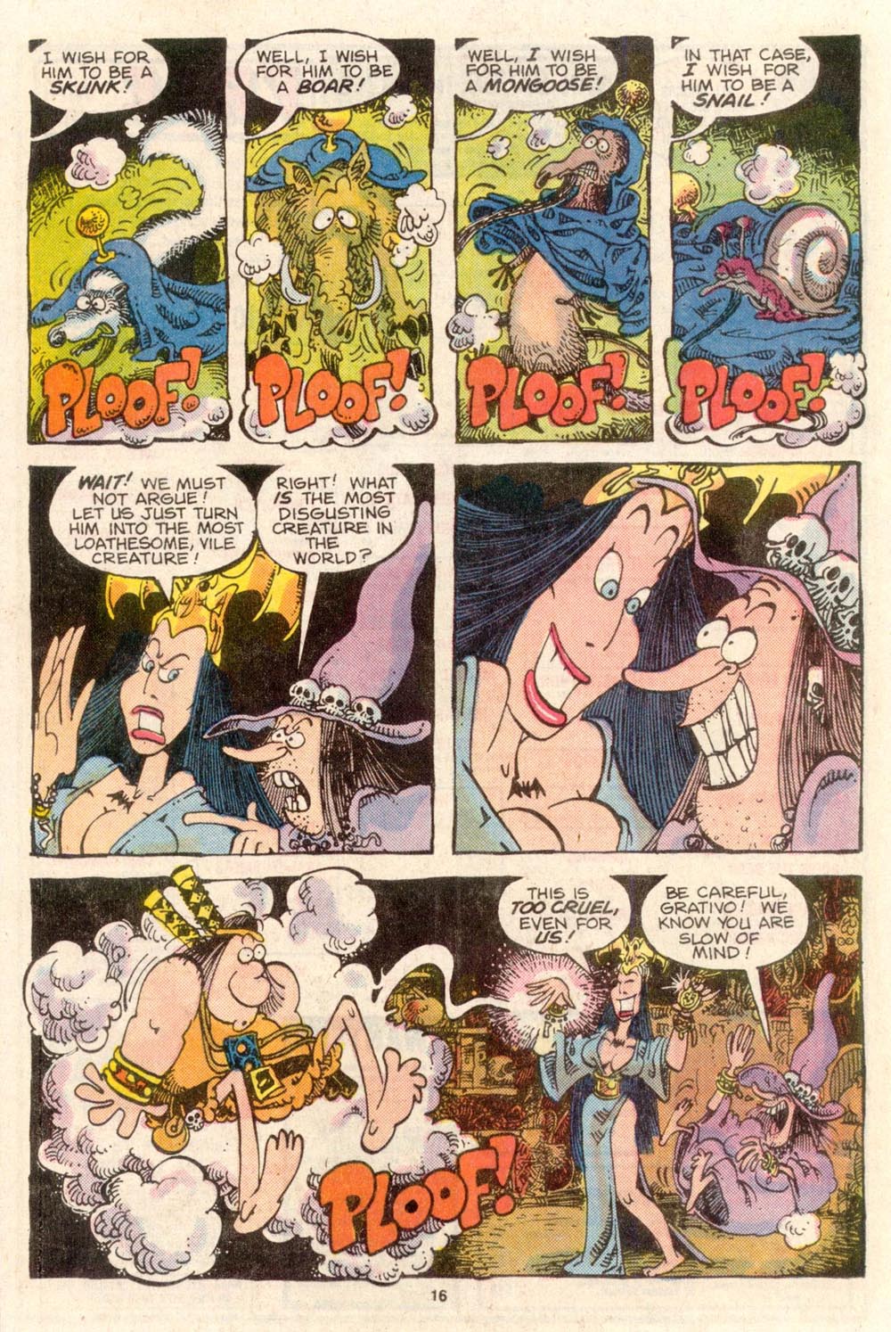 Read online Sergio Aragonés Groo the Wanderer comic -  Issue #36 - 16