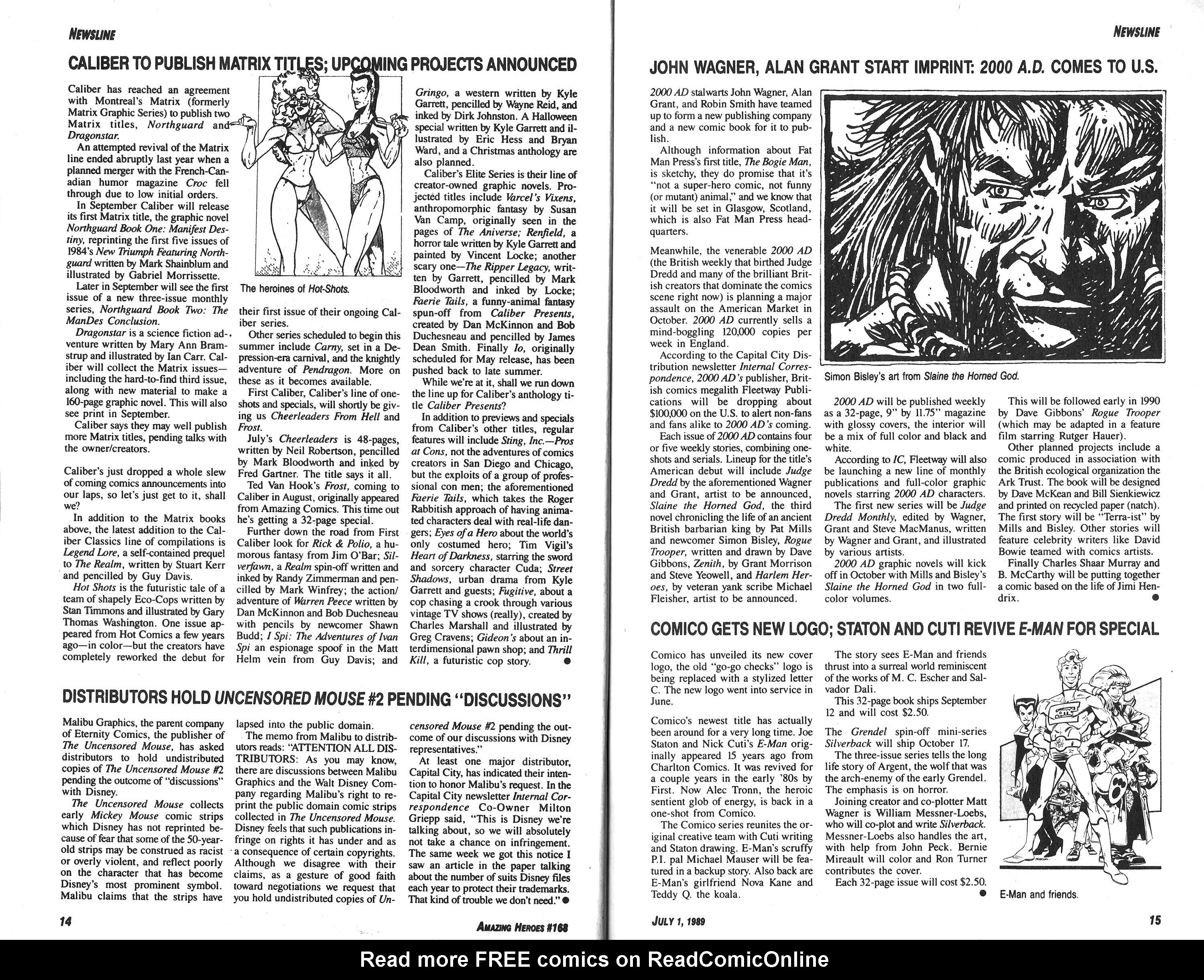 Read online Amazing Heroes comic -  Issue #168 - 8