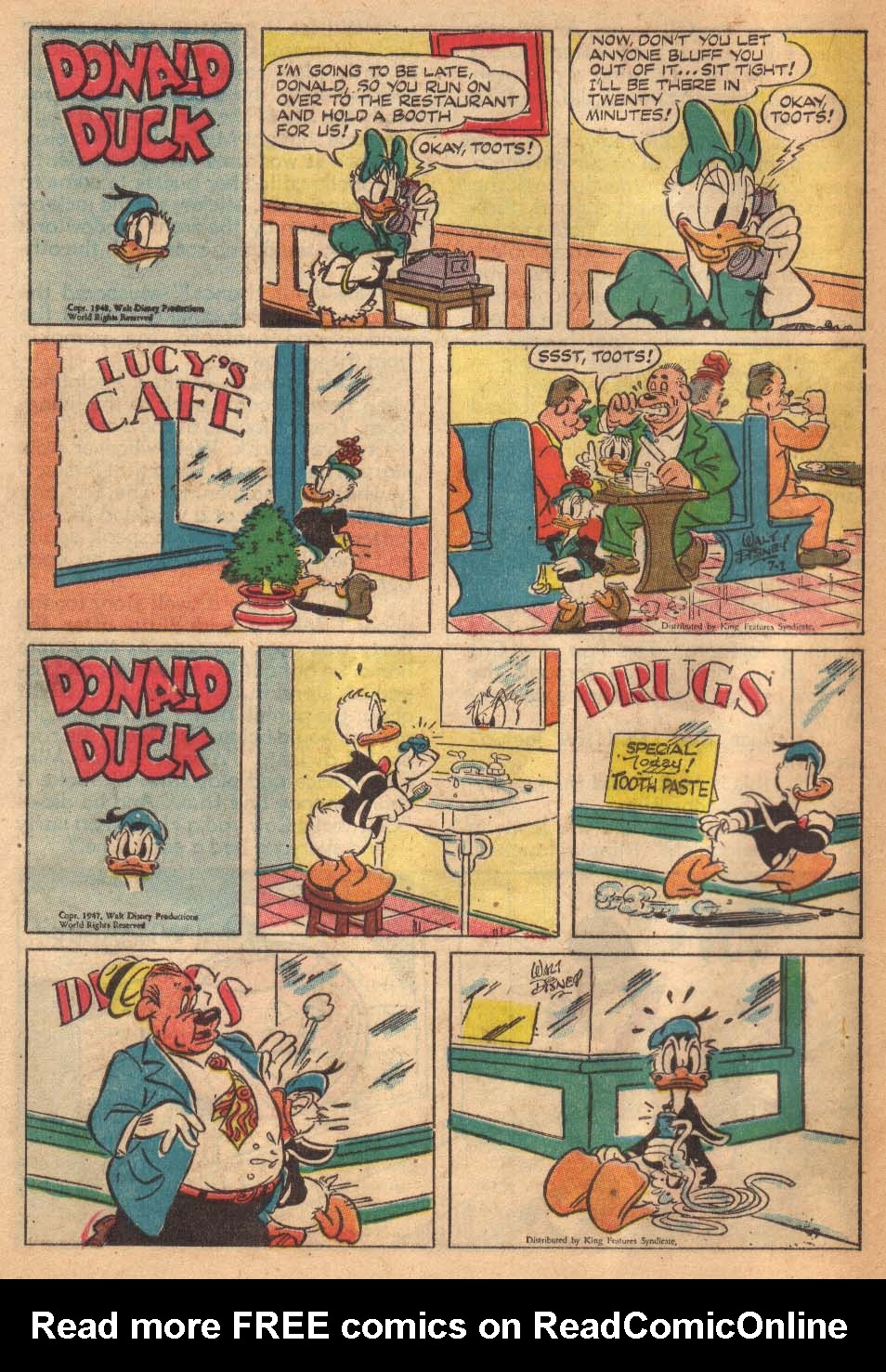 Read online Walt Disney's Comics and Stories comic -  Issue #134 - 36