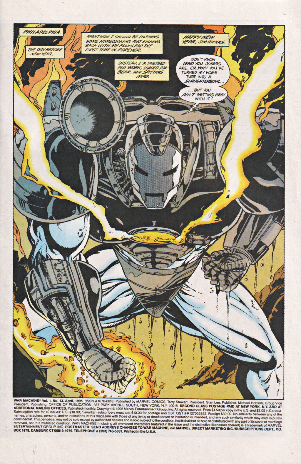 Read online War Machine (1994) comic -  Issue #13 - 2