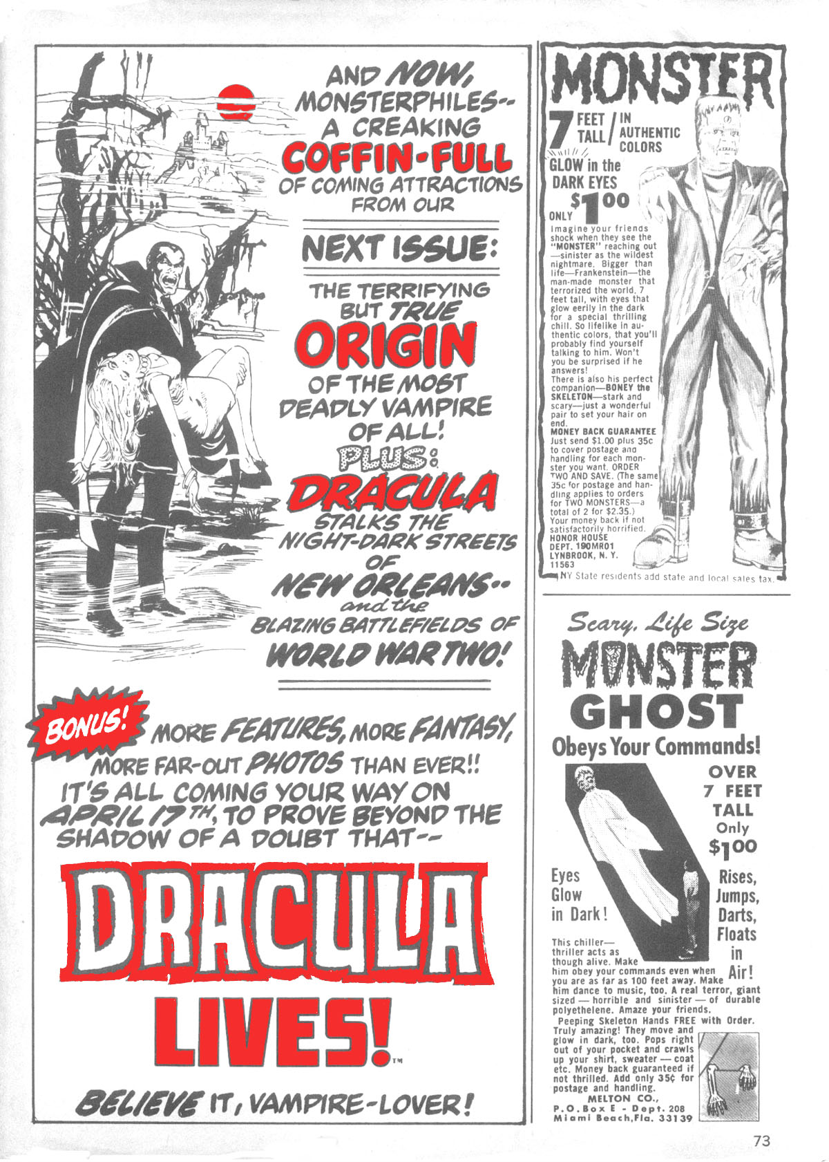 Read online Dracula Lives comic -  Issue # _Annual 1 - 73