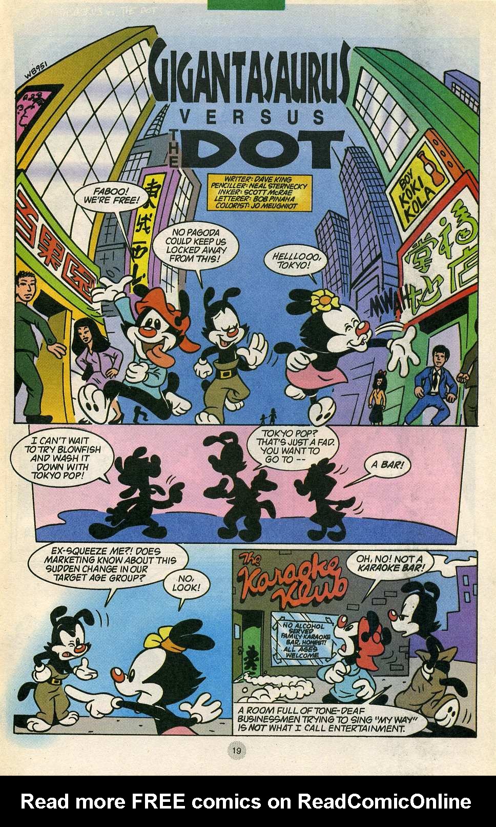 Read online Animaniacs comic -  Issue #13 - 20