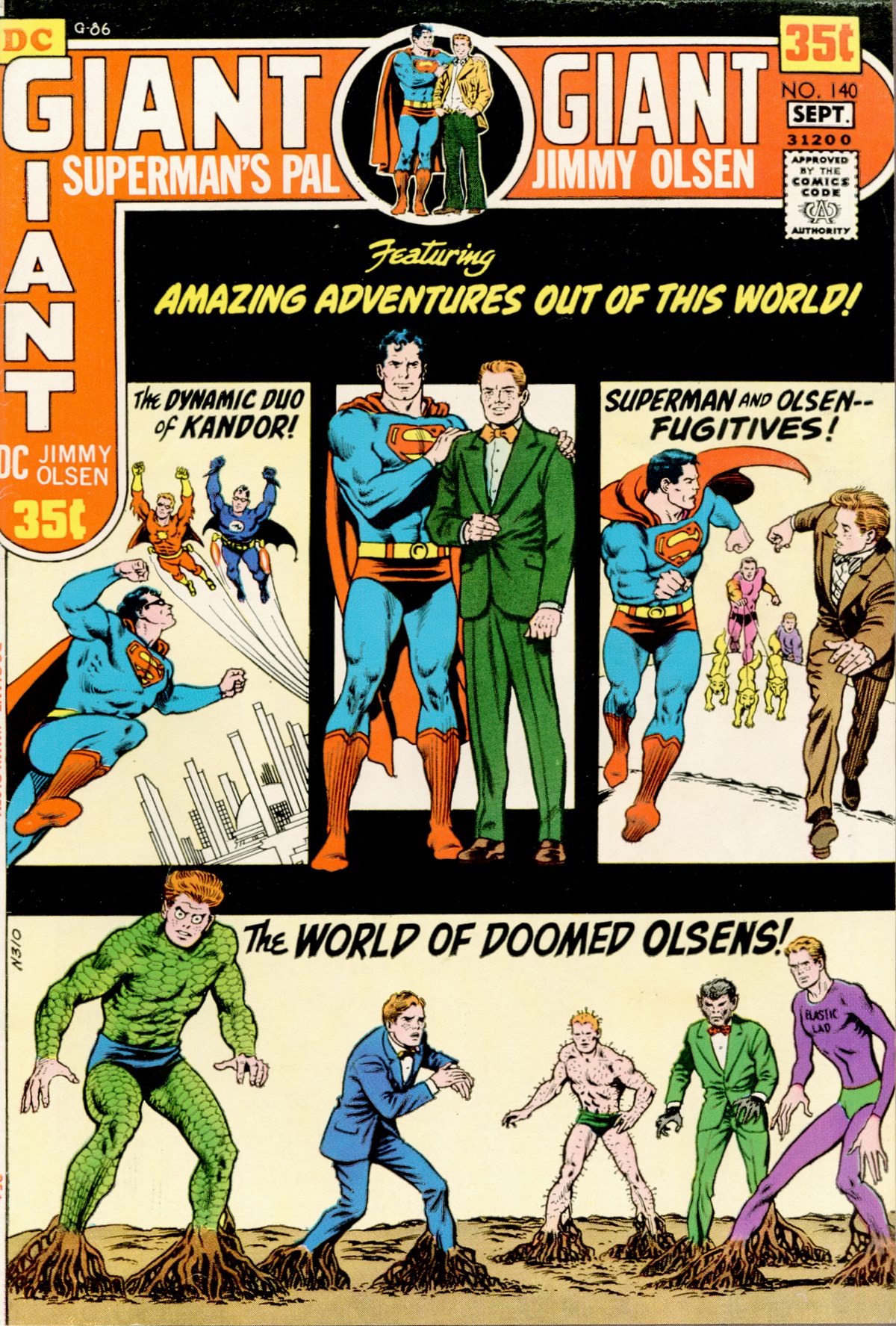 Read online Superman's Pal Jimmy Olsen comic -  Issue #140 - 1