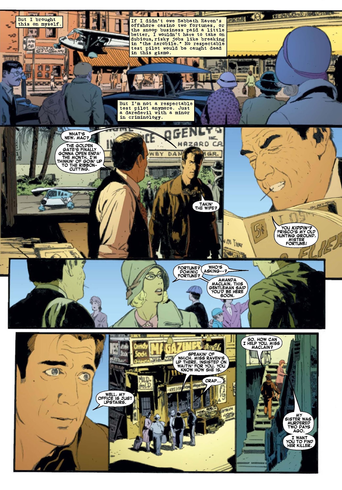 Read online Astonishing Tales: Dominic Fortune comic -  Issue #1 - 5