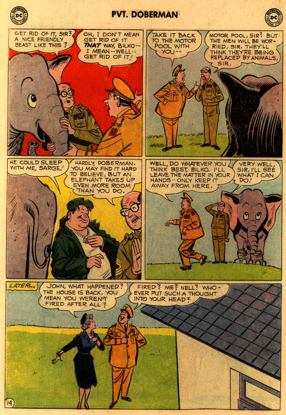 Read online Sgt. Bilko's Pvt. Doberman comic -  Issue #9 - 18