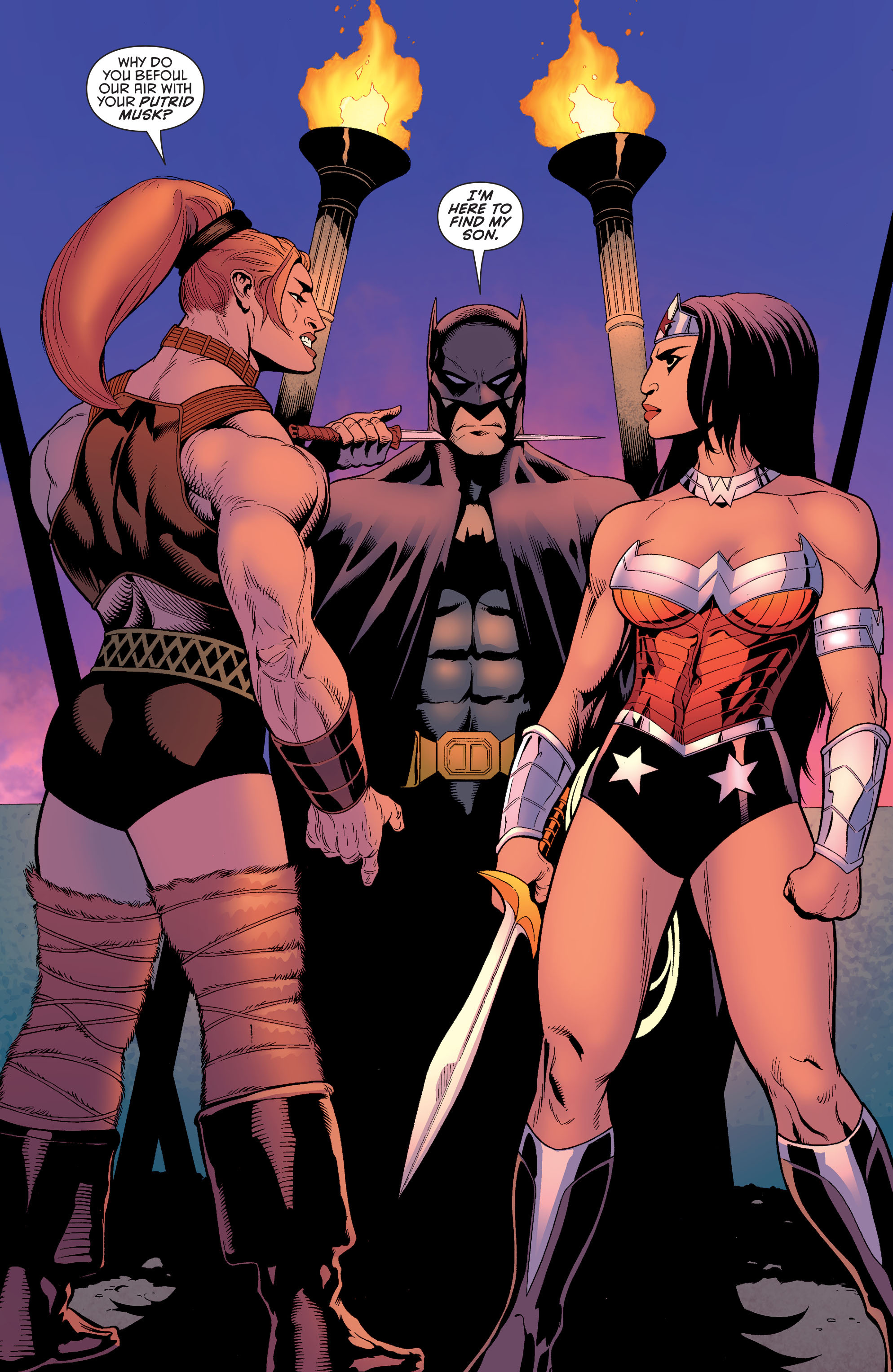 Read online Batman and Robin (2011) comic -  Issue #30 - Batman and Wonder Woman - 2