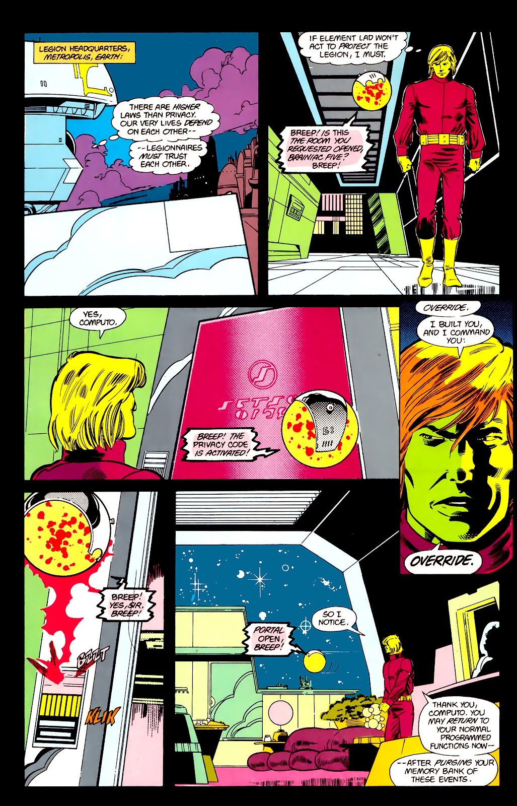 Legion of Super-Heroes (1984) issue 21 - Page 9