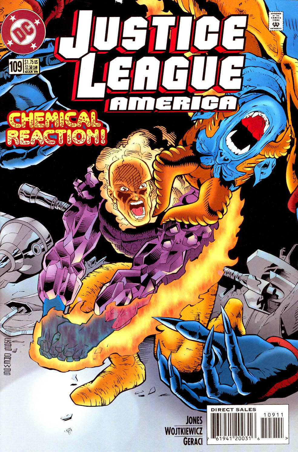 Read online Justice League America comic -  Issue #109 - 1