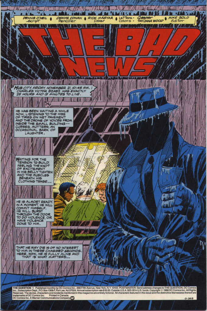 The Question (1987) issue 1 - Page 2