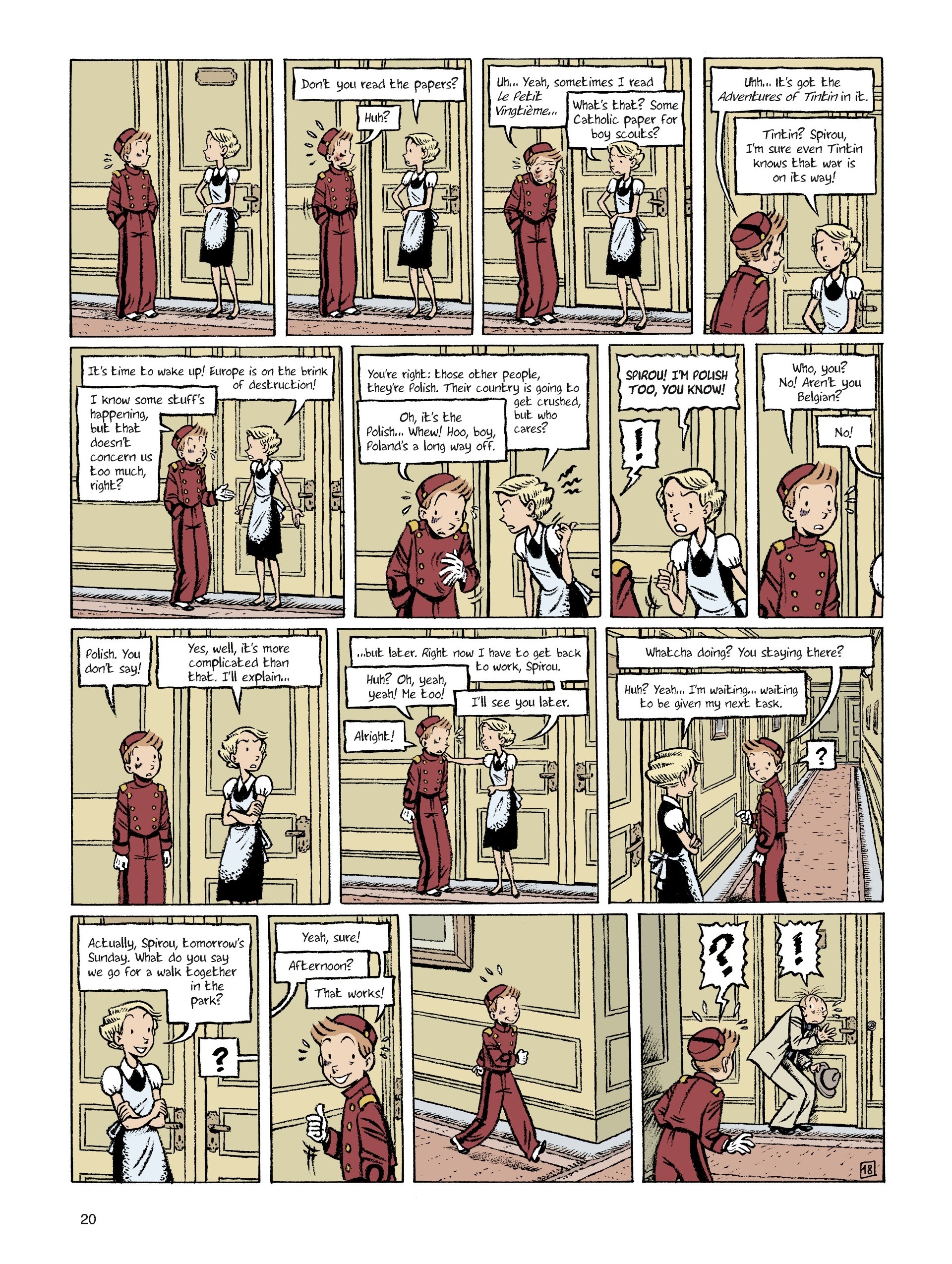 Read online Spirou: The Diary of a Naive Young Man comic -  Issue # TPB - 20
