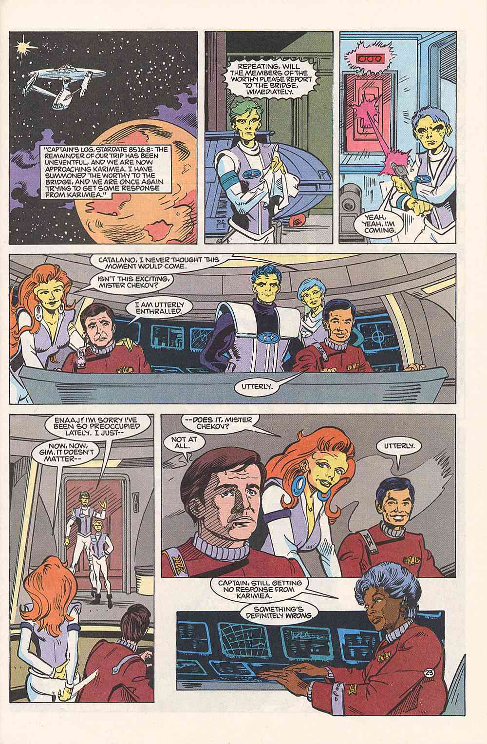 Read online Star Trek (1989) comic -  Issue #14 - 28
