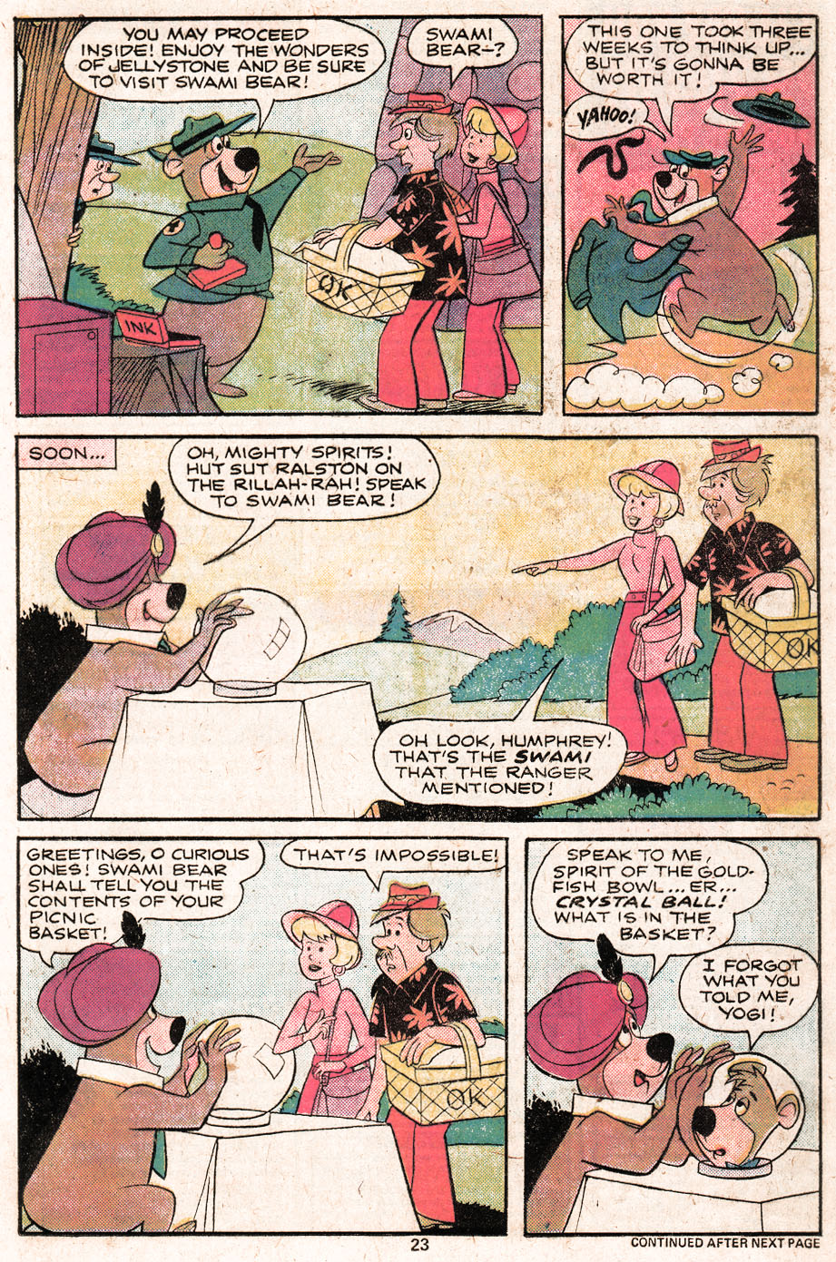 Read online Yogi Bear comic -  Issue #3 - 25