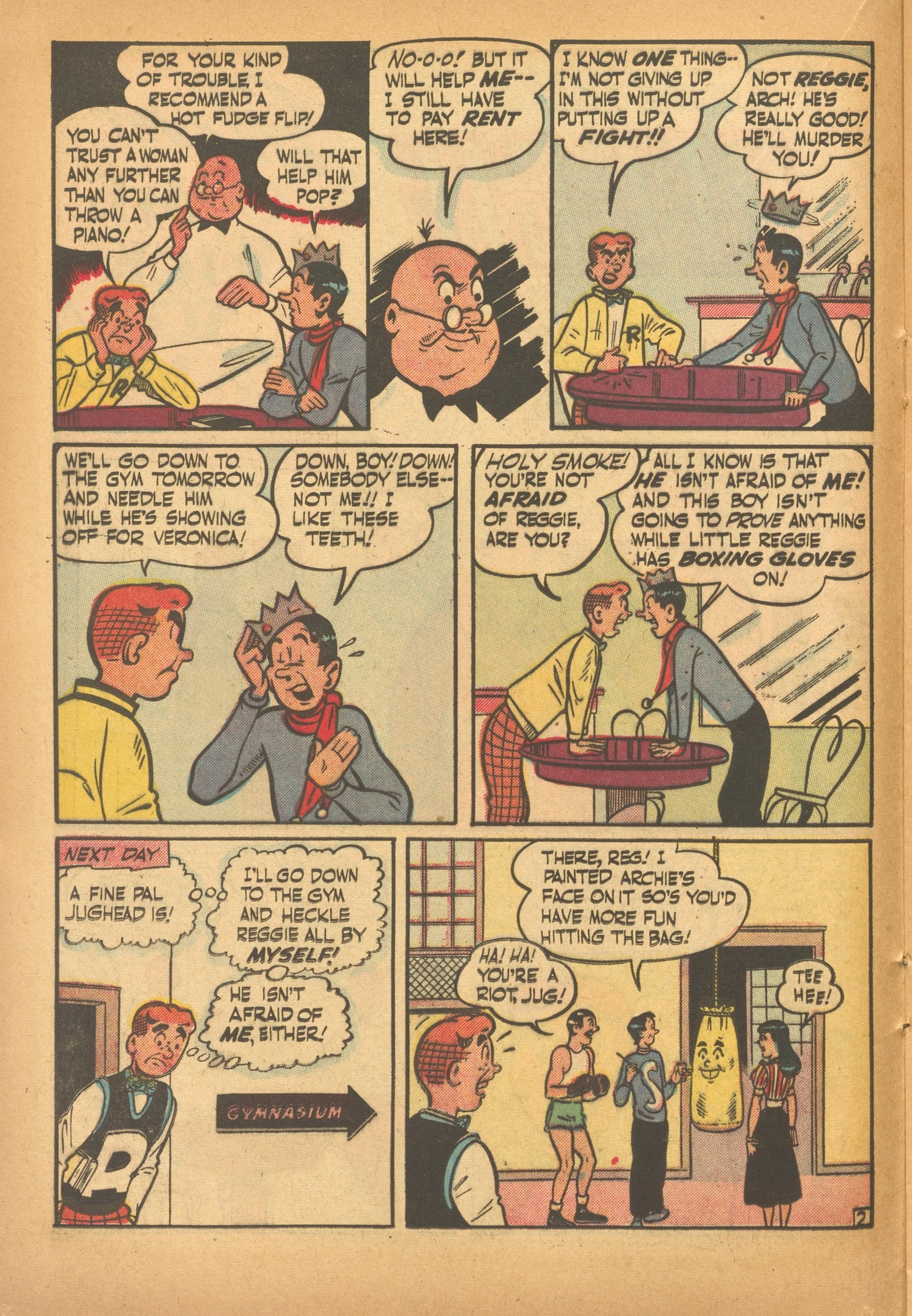 Read online Archie's Rival Reggie comic -  Issue #8 - 16